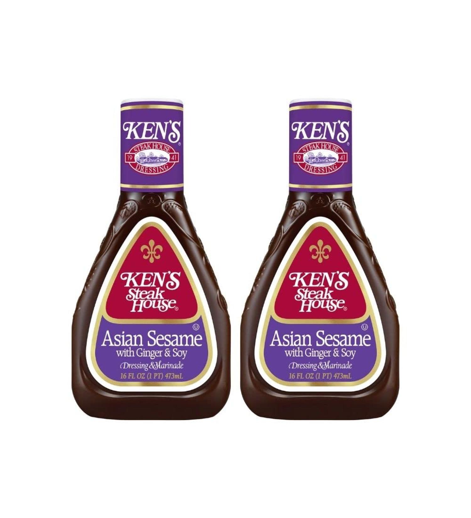 Ken's Steak House Asian Sesame Dressing 16 Fl Oz - 2 Pack - Buy Online on GoSupps.com