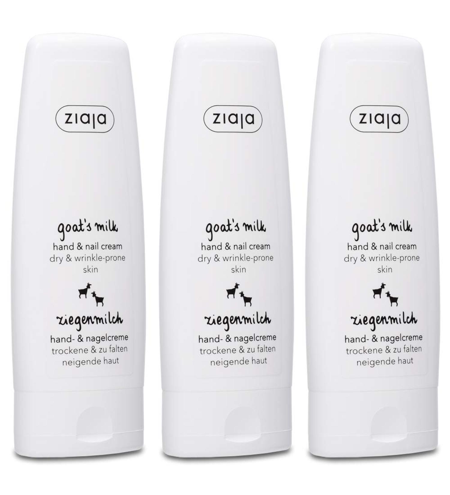 Ziaja Goat's Milk Hand Cream - 3 Pack | Moisturizing Hand Cream Set - Buy Online on GoSupps.com