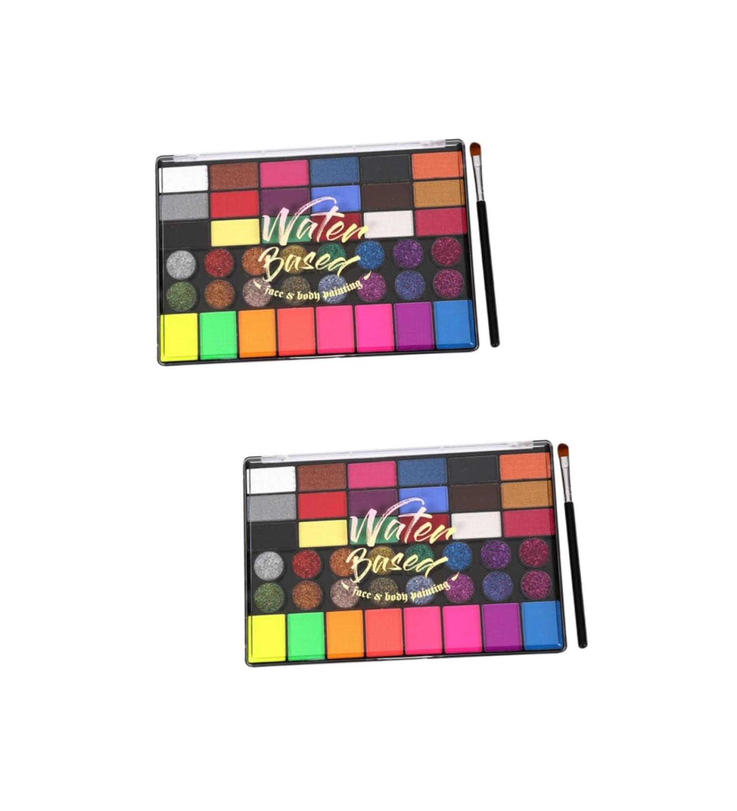 Beaupretty 2 Sets Festival Pigment Face Paint - Assorted Colors for Makeup & Cosplay | International Shipping Available - Buy Online on GoSupps.com