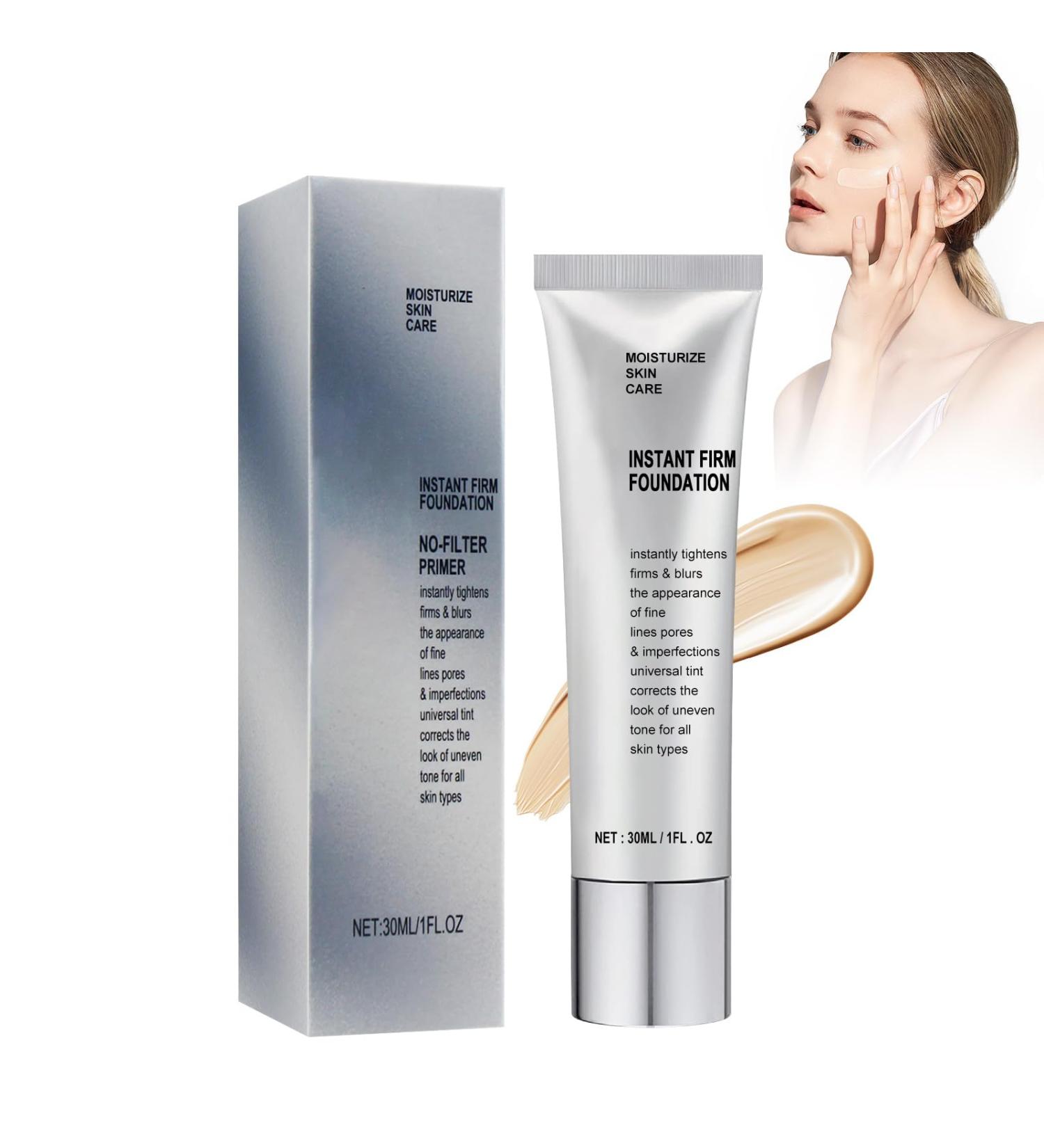 KUIRUNRX No-Filter Primer Minimized Pore Appearance Uniform Complexion Light Formula Long-Lasting Firming Cream For Daily Makeup and Skin Firming (30ML) - Buy Online on GoSupps.com