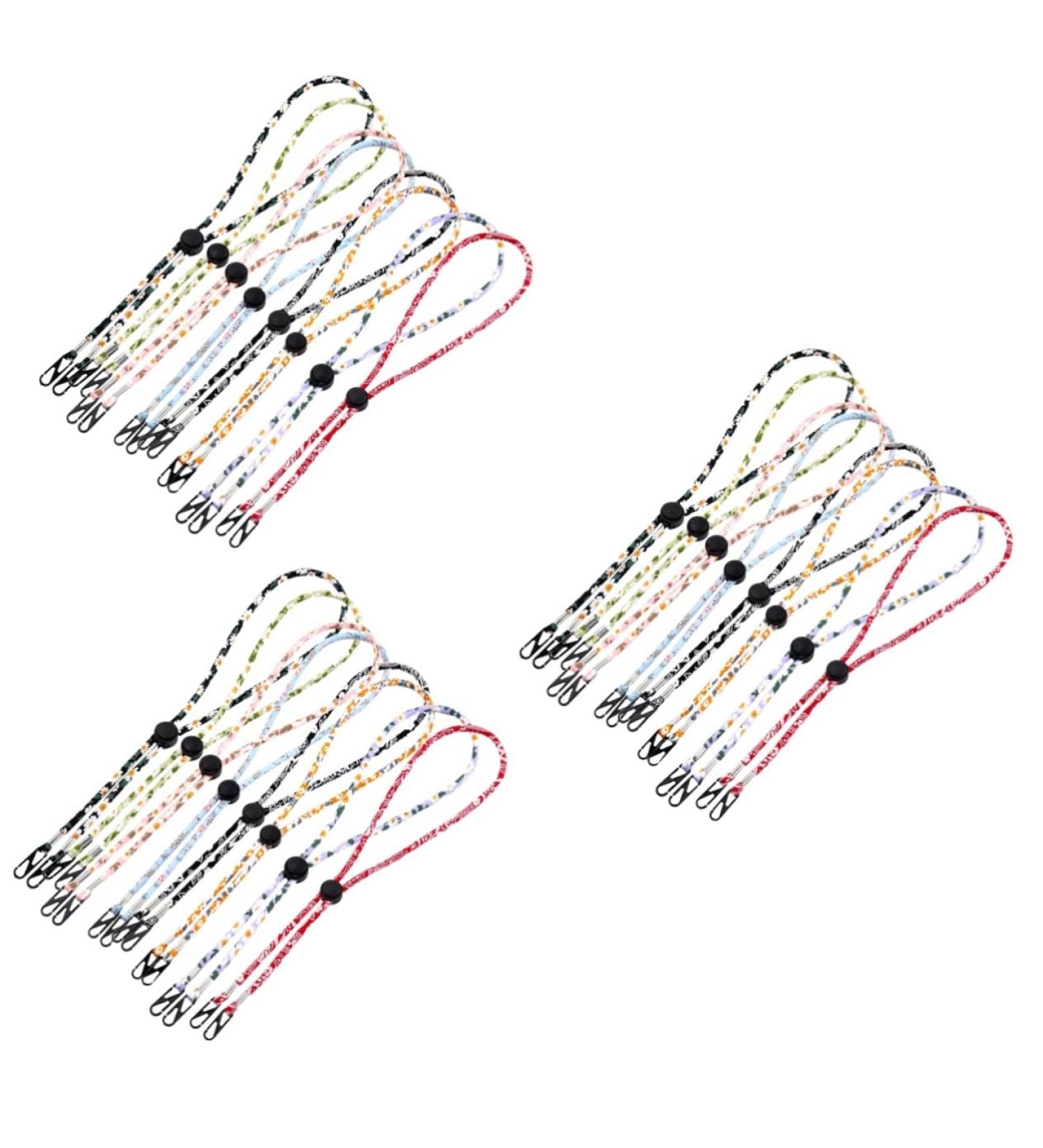 Stobok 24 pc Adjustable Lanyard for Glasses Masks & Mobile Phones - Durable Polyester Sports Strap & Holder for Kids & Adults - Buy Online on GoSupps.com