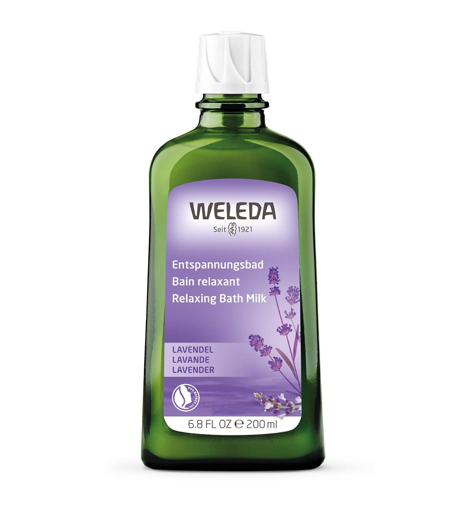 Weleda Lavender Relaxing Bath Milk 200ml - Soothing Lavender Blend for a Relaxing Bath Experience - Buy Online on GoSupps.com