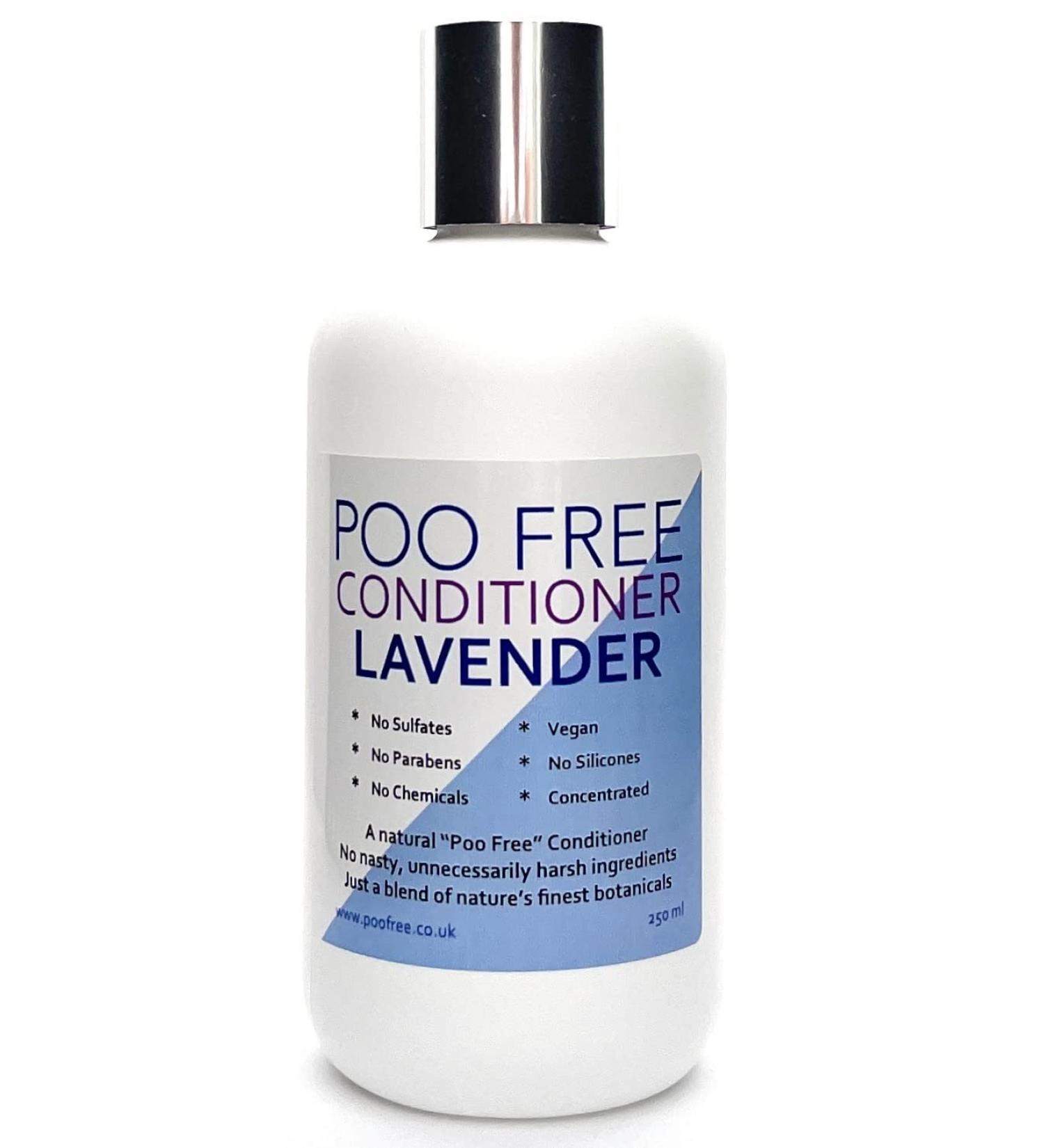 POO Free Coconut & Lavender Rinsing 250ml | 99% Natural Paraben-Free Sulfate-Free Silicone-Free pH 5.5 for Sensitive Skin - Buy Online on GoSupps.com