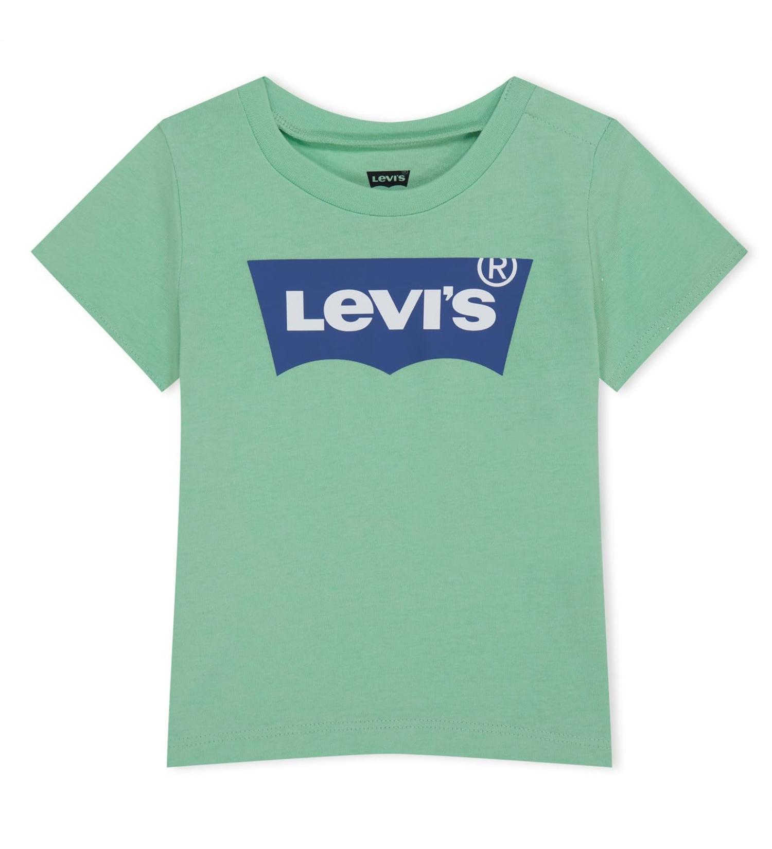 Levi's Kids LVB S/S Batwing Tee - Baby Boys 3 Years - Meadow | Top Quality Baby Boy's T-Shirt - Buy Online on GoSupps.com