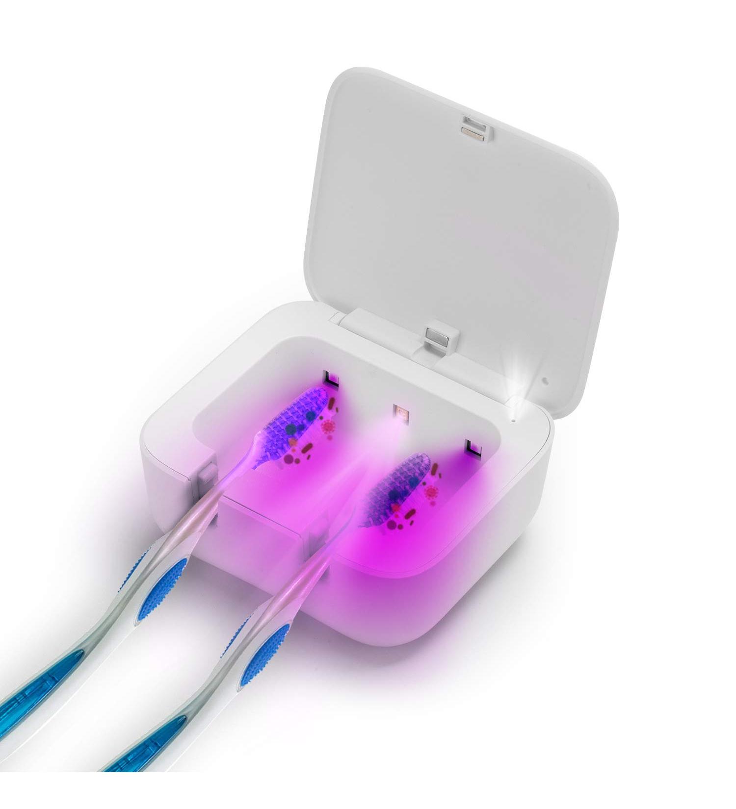 TAISHAN UV Sanitizer Toothbrush Case - Portable Rechargeable Holder for All Toothbrushes - Home and Travel Safe - Buy Online on GoSupps.com