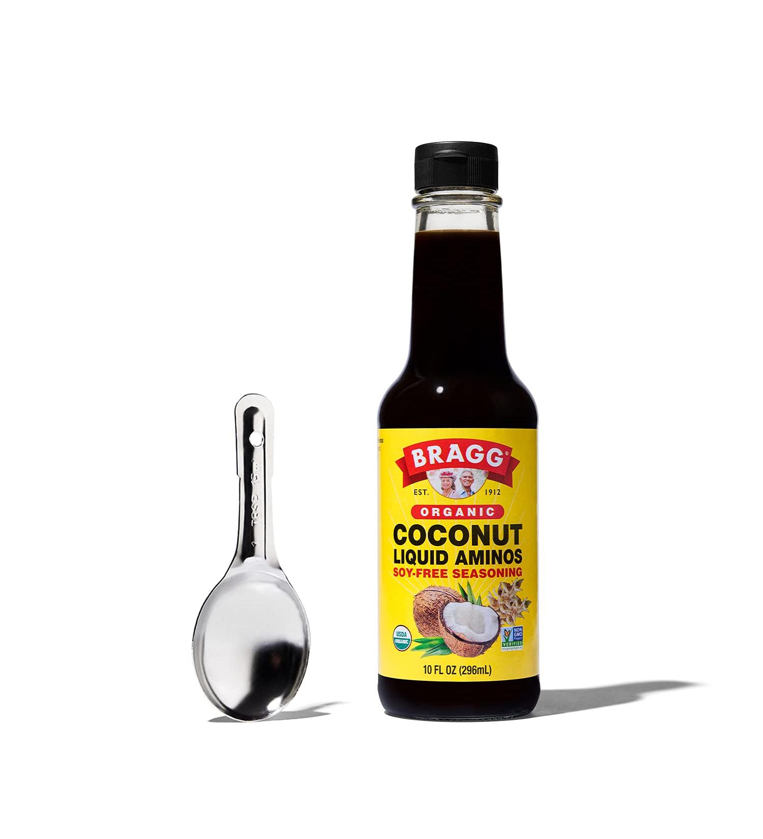 Bragg Coconut Aminos All Purpose Seasoning 10oz + Measuring Spoon - Buy Online on GoSupps.com