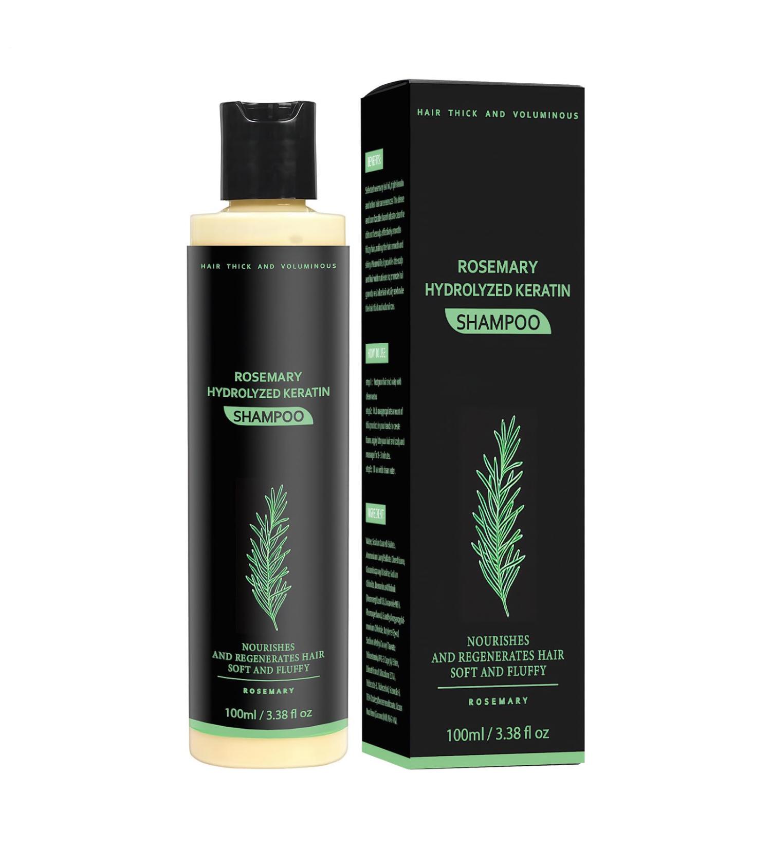 Rosemary Hair Growth Shampoo For Women And Men 100ml Strengthening Product Hair Nourishing Shampoowith Hydrolyzed Keratin & Vitamin C Nourishing And Moisturizing Formula For Women Men - Buy Online on GoSupps.com