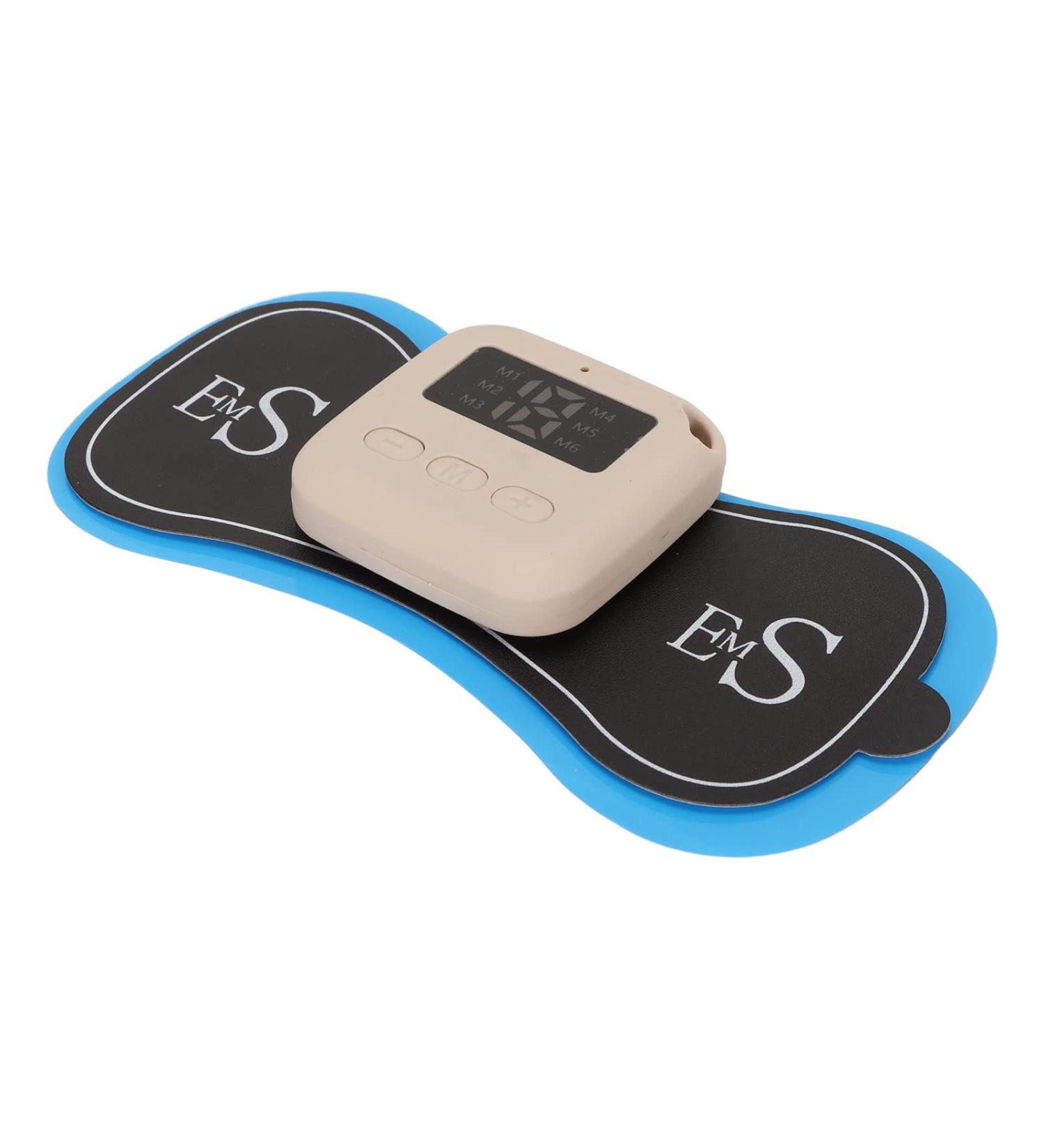 CCngD Neck Massage Sticker - Rechargeable USB Muscle Massage Device for Tiredness Relief | Black & Gray - Buy Online on GoSupps.com