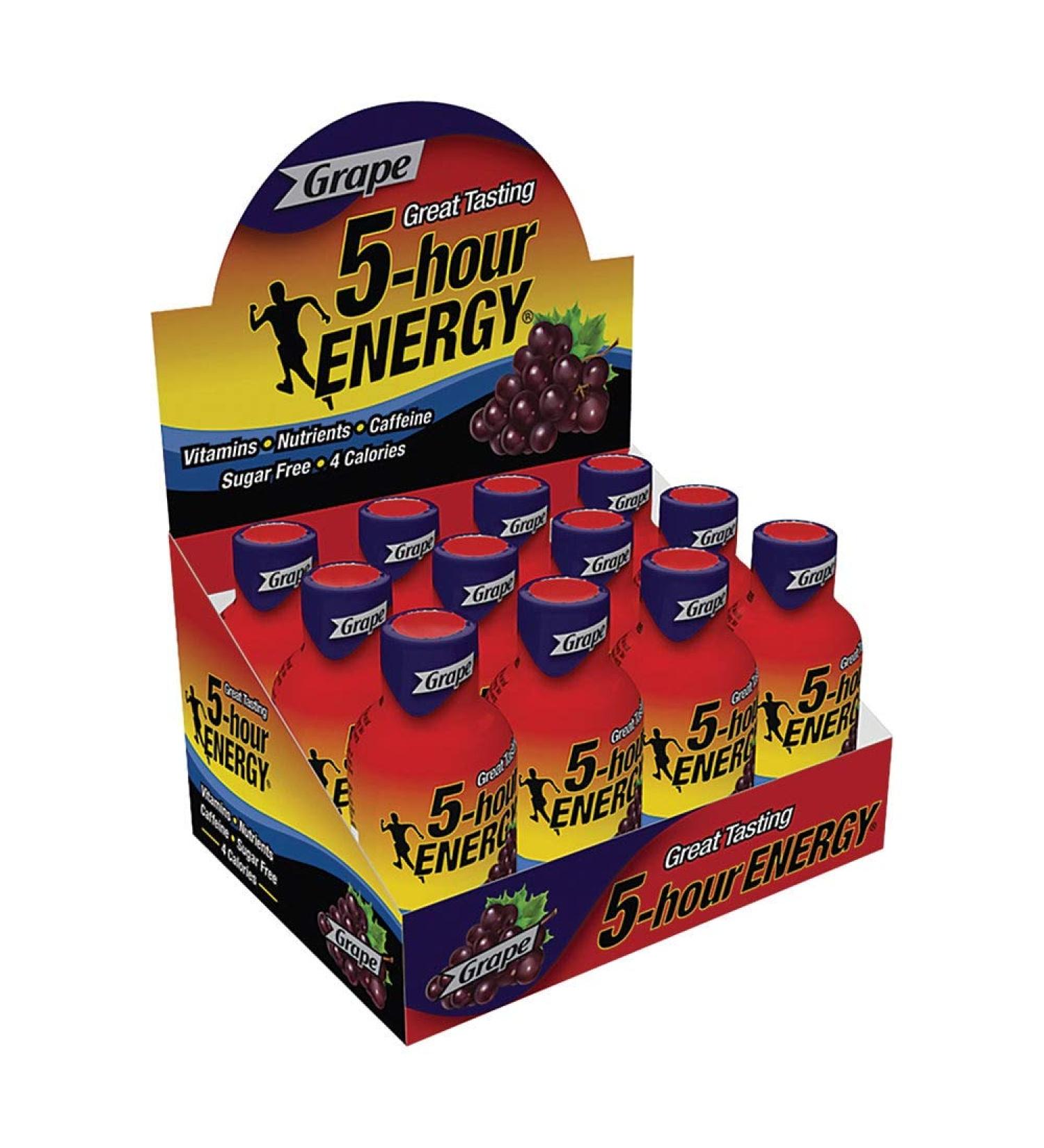 5-Hour Energy Sugar Free Grape Energy Shot 1.93 oz. - Buy Online on GoSupps.com