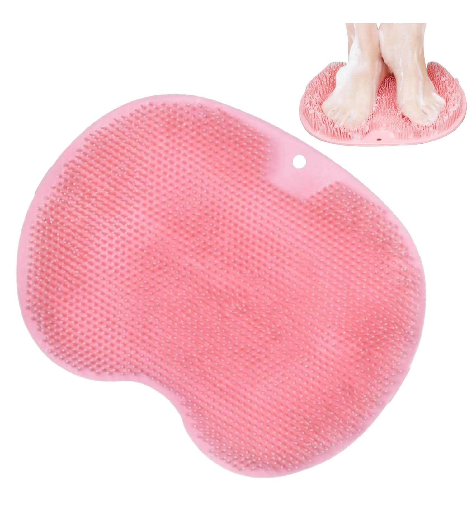 Buy Pologmase Silicone Shower Foot Scrubber - Non-Slip with Suction Cup | Effective Foot Cleaner & Dead Skin Massager - International Shipping Available - Buy Online on GoSupps.com