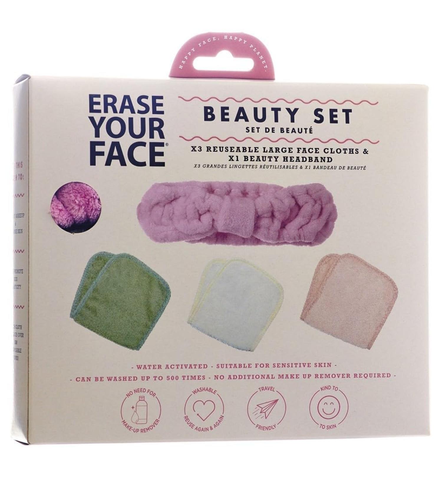Erase Your Face Makeup Removing Cloth Set - Gentle & Effective Beauty Towels - Buy Online on GoSupps.com