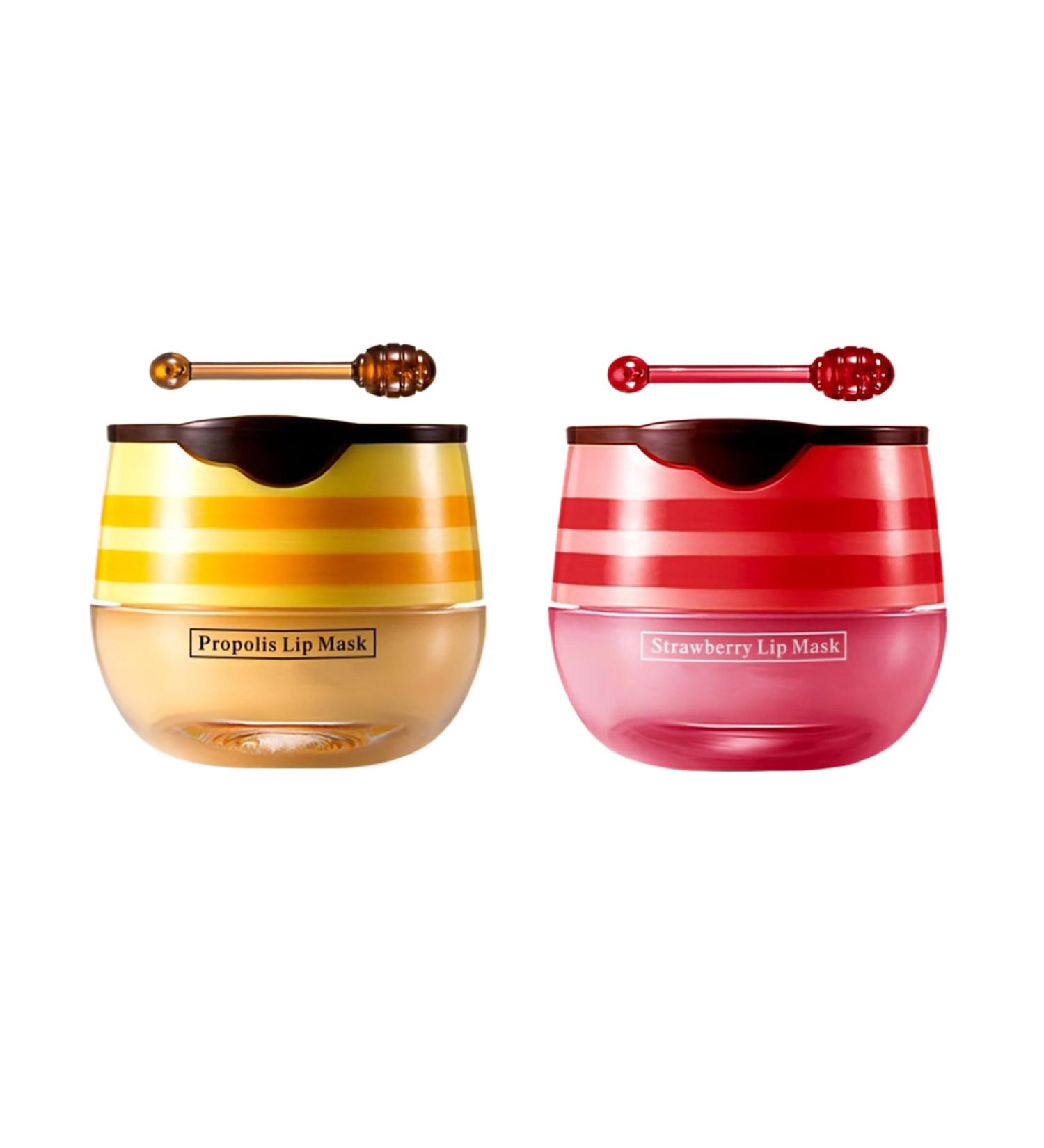 Buy Honey Pot Propolis Lip Balm - Hydrating Moisturizing Lip Mask for Nourished Lips | Anti-Wrinkle Overnight Repair Care for Men & Women - Buy Online on GoSupps.com