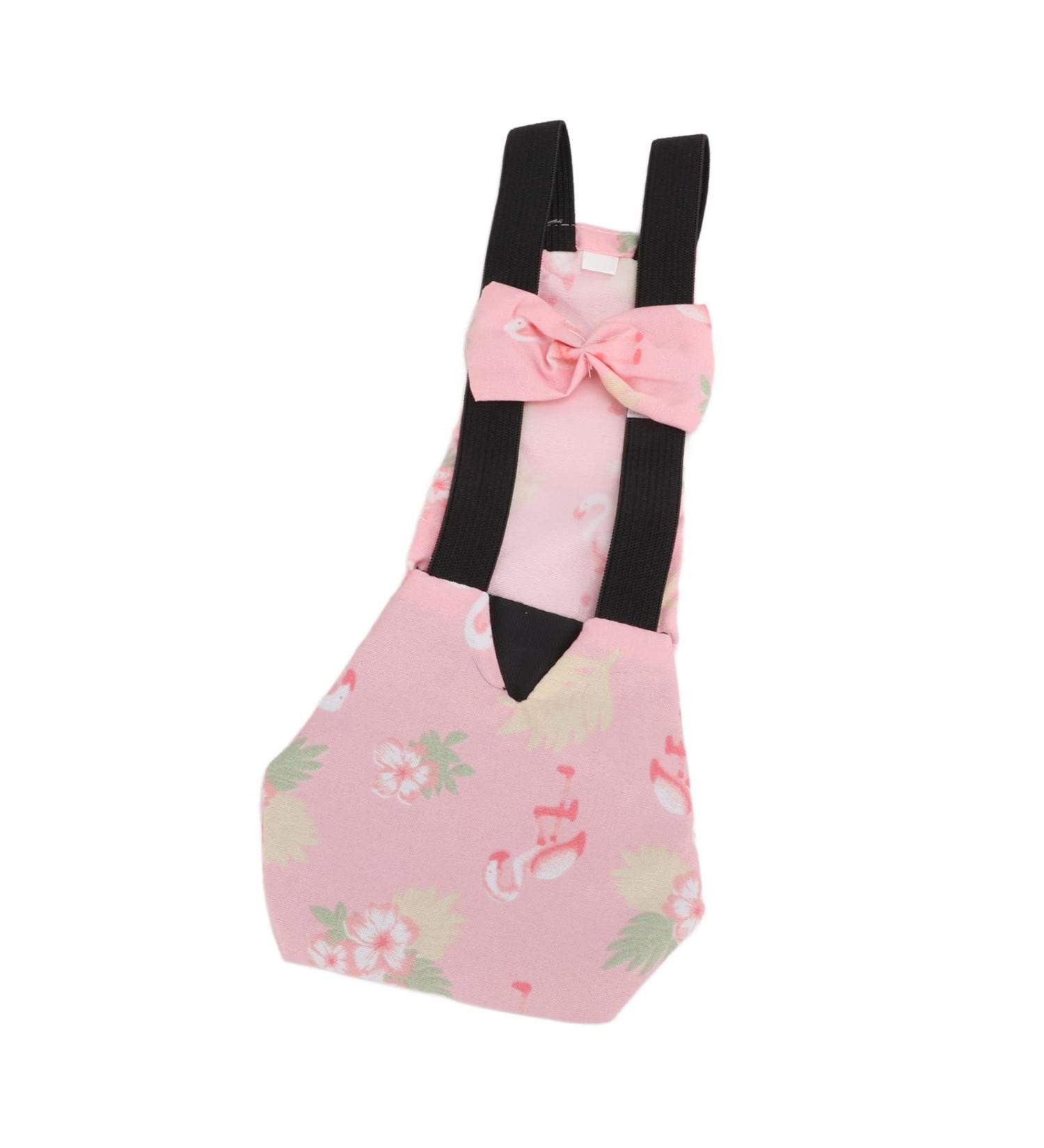 Zerodis Pet Chicken Diapers - Flamingo Pattern, Medium Size - Ideal for Poultry Pet Hygiene & Cleaning - Buy Online on GoSupps.com