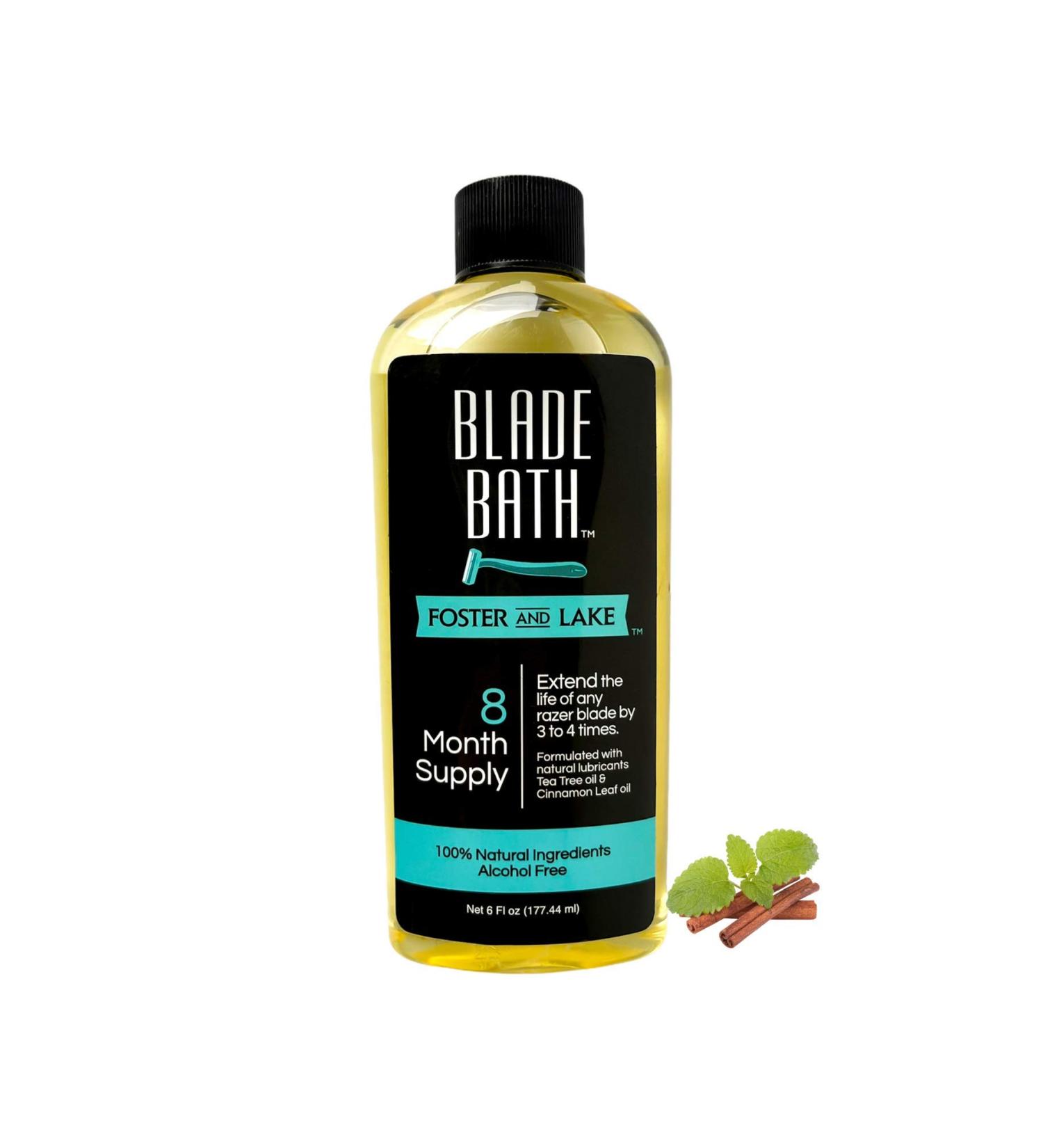 Blade Bath 6 oz - Extend Razor Blade Life & Improve Shaving Experience - Buy Online on GoSupps.com