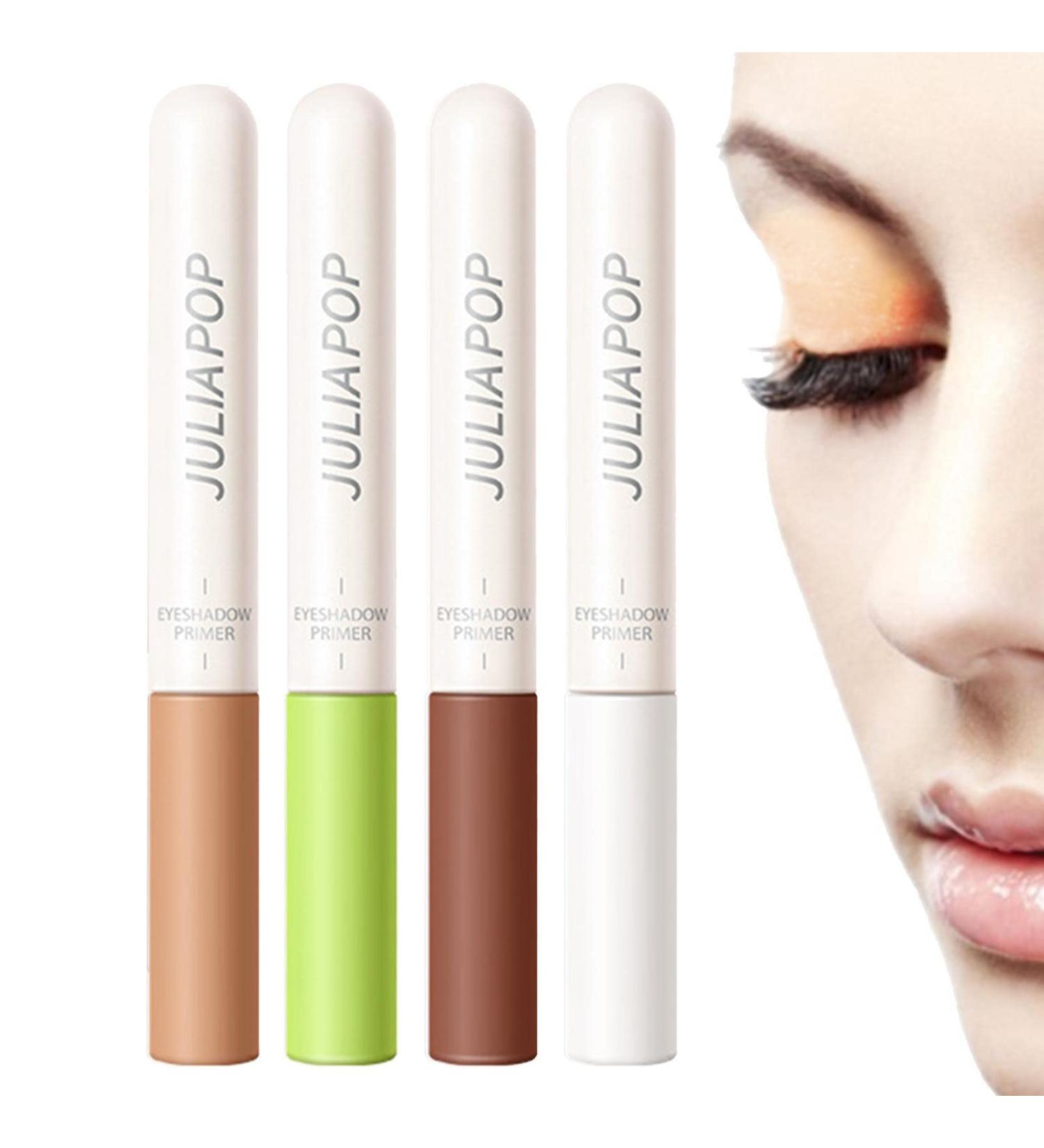 Eyeshadow Primer 4 Colors Matte Liquid Eyeshadow with Lightweight | Neutral Creamy Eyeshadow Set Lightweight High-pigmented and Waterproof Long Lasting Matte Eyeshadow for B - Buy Online on GoSupps.com