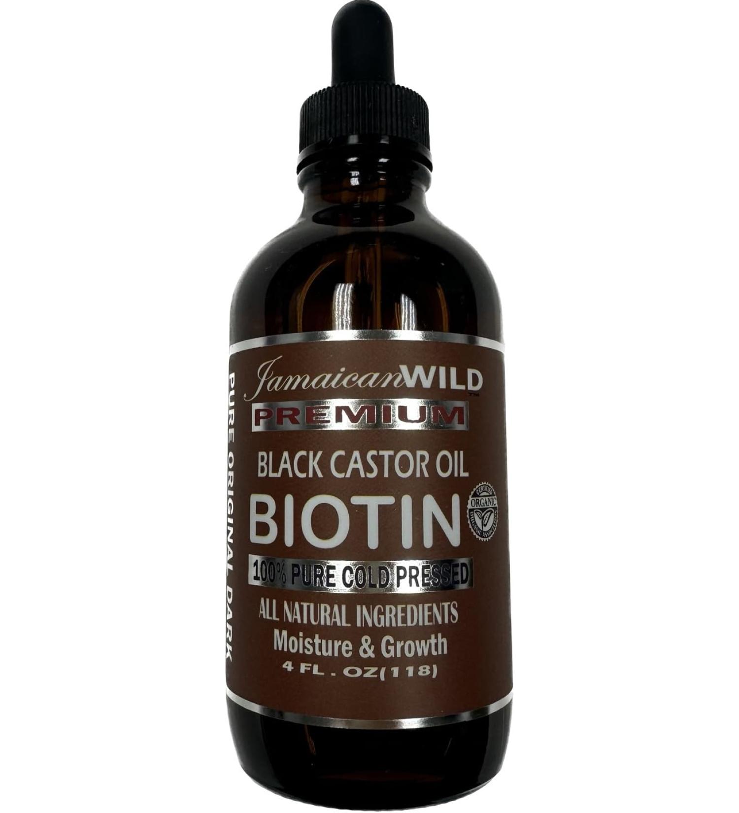 dye dyed Jamaican Wild Black Castor Oil (biotin 4 oz)