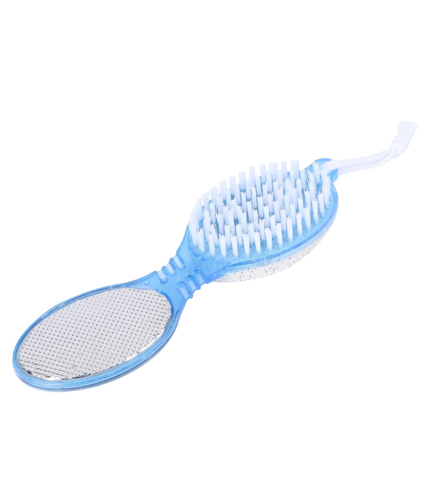 Housoutil 4 1 Handle Nail Brush Foot Exfoliator Foot Scrub Pedicure Tools Foot Pumice Nails Cleaner Pumice Stone Callus Fingernail Scrub Brush Pedicure Foot File Rubbing Feet - Buy Online on GoSupps.com