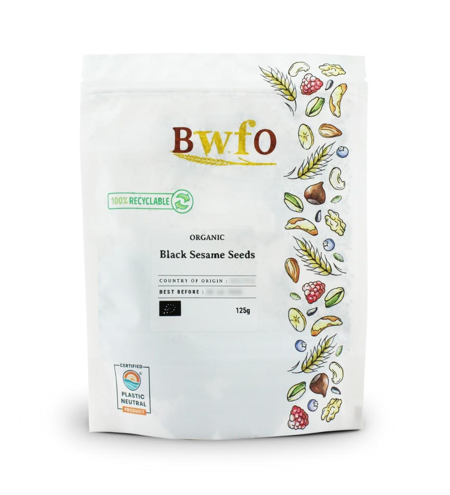 Organic Black Sesame Seeds 125g (BWFO)