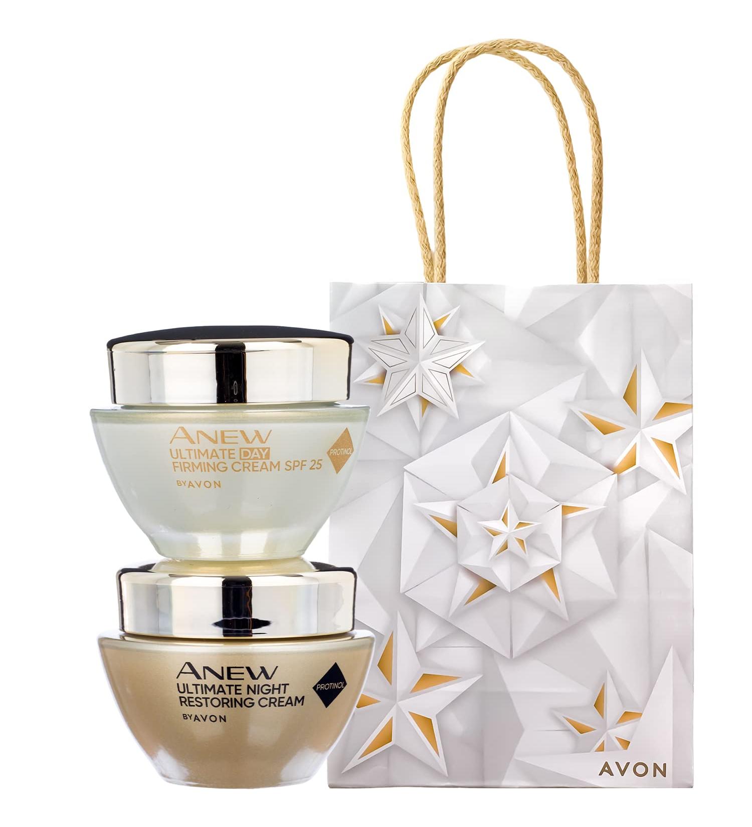 Avon Anew Ultimate Set Day & Night Cream 50+ in Gift Bag - RRP 70 | Buy Internationally - Buy Online on GoSupps.com