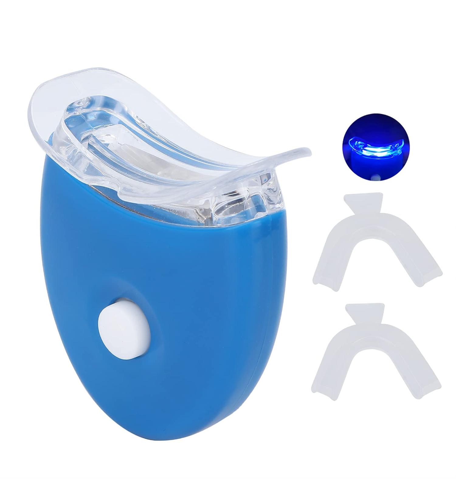 Professional Teeth Whitening Kit - LED Light & 2 Gel Refills for Effective Home Treatment | Brighten Yellow Teeth Fast! - Buy Online on GoSupps.com