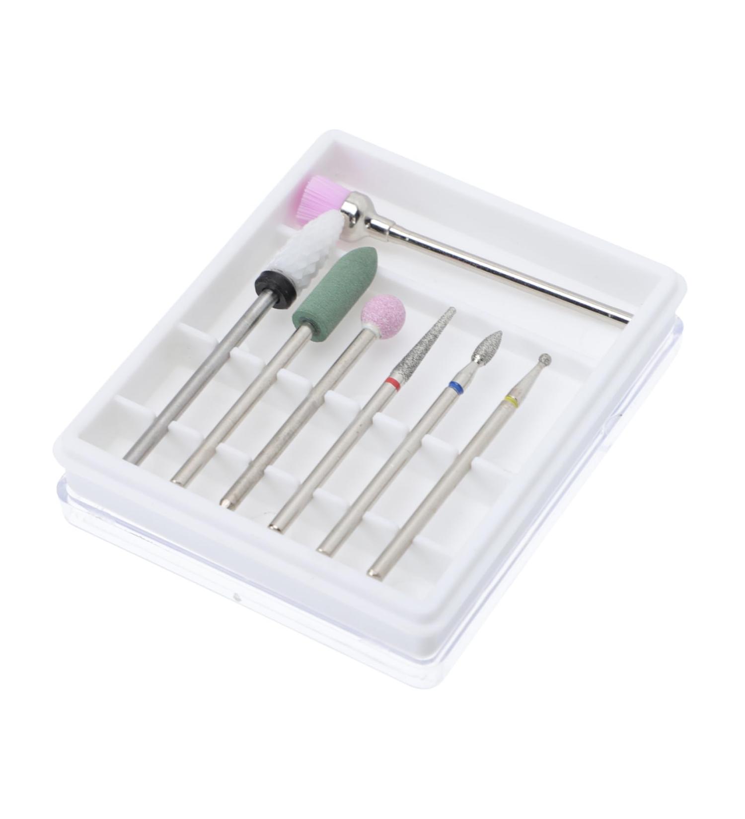 Ipetboom Rotary Tool 1 Set Grinding Head Tungsten Steel Corundum Head Faux Nails 6.9x5.8cm Assorted Color - Buy Online on GoSupps.com