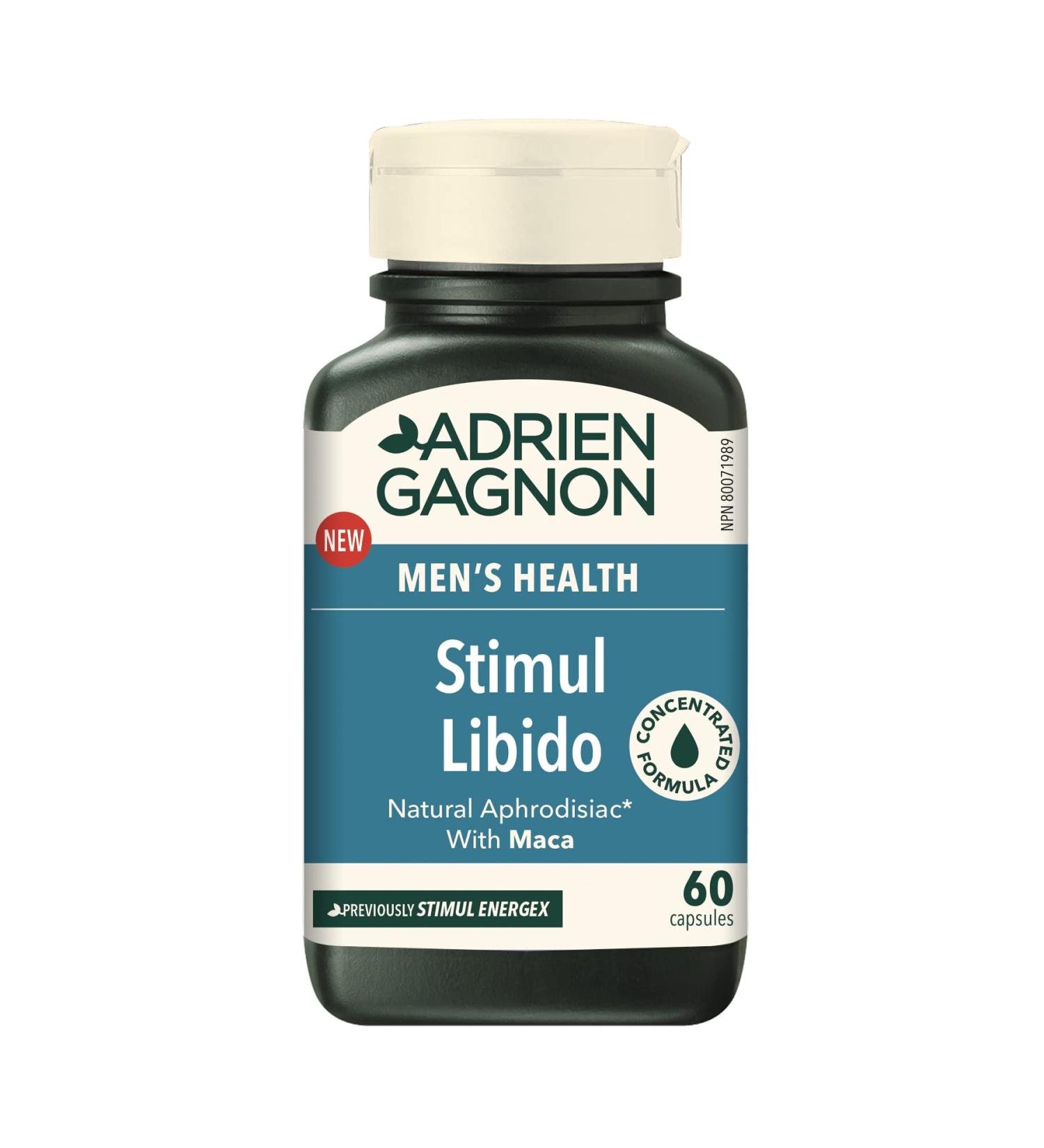 Adrien Gagnon - Stimul Libido - 60 Capsules - Buy Online on GoSupps.com