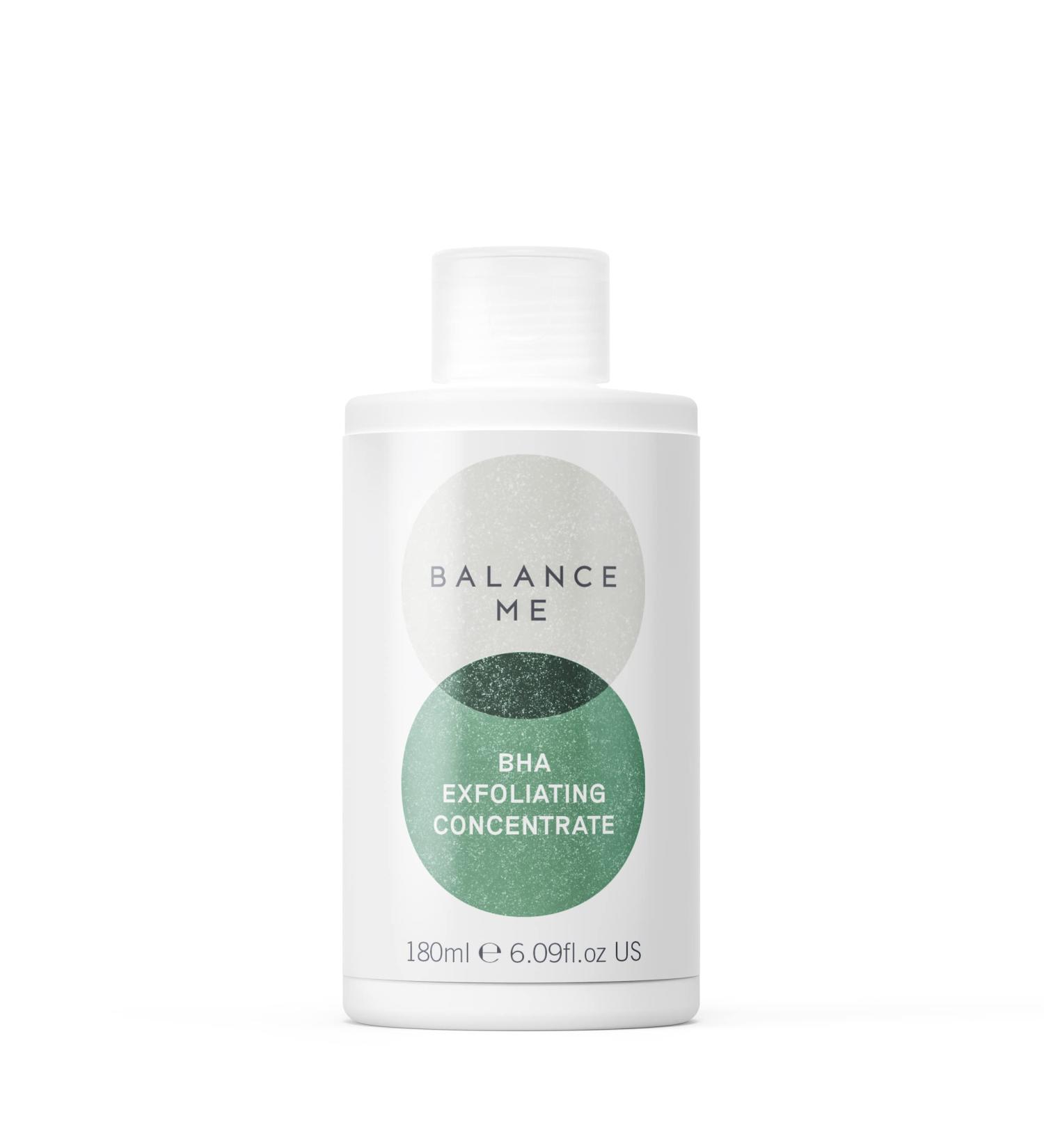 Balance Me BHA Exfoliating Concentrate With Salicylic Acid Exfoliates Fights Blackheads & Breakouts For All Skin Types Vegan & Cruelty Free Made In UK 180 ml - Buy Online on GoSupps.com