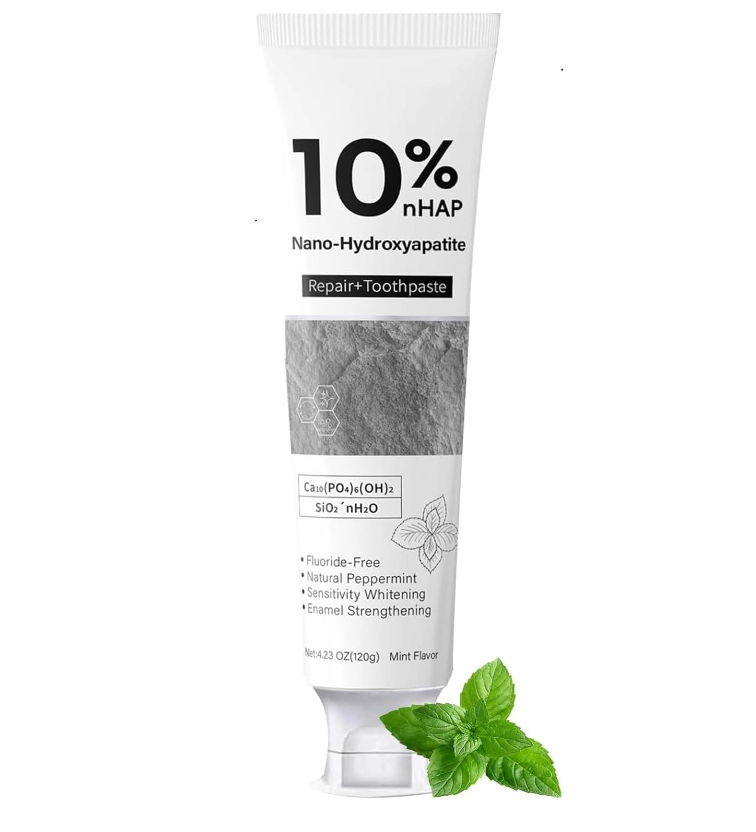 Nanohydroxyapatite toothpaste new improved formula strengthens enamel fluoridefree toothpaste mild for sensitive teeth 120 g 1 - Buy Online on GoSupps.com