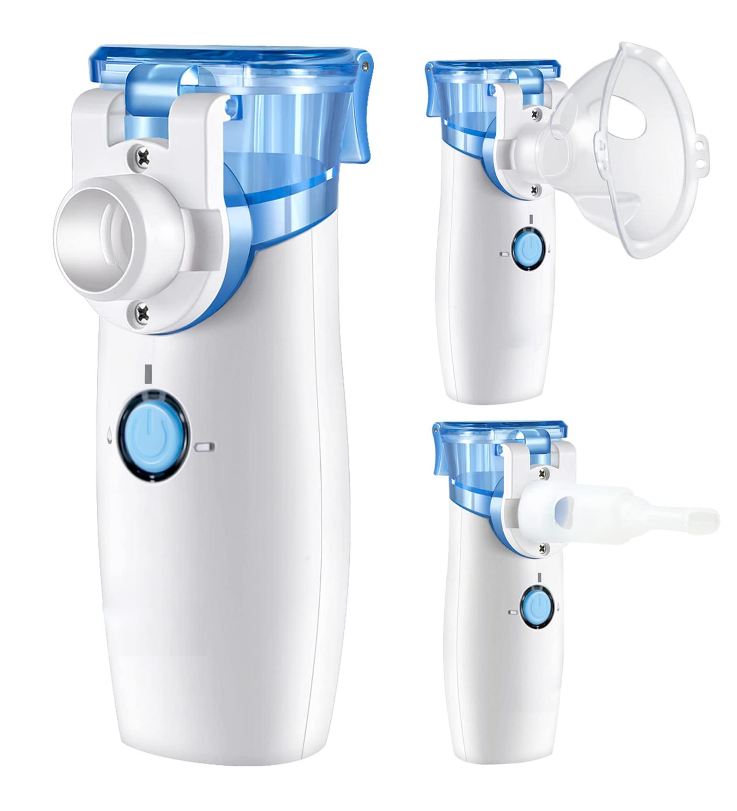 Portable Mesh Nebulizer - Handheld Personal Inhaler for Breathing, Travel & Daily Use - Buy Online on GoSupps.com