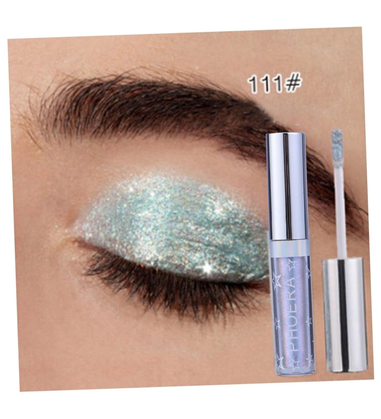 DRESSOOS Makeup Brishes Liquid Eyeliner Liquid Eyeshadow Shimmer Glitter Eyeliner Women Makeup Eye Shadow Metal Pearlescent - Buy Online on GoSupps.com