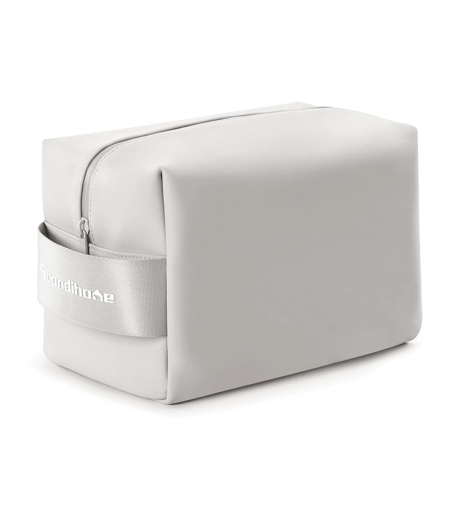 Buy Dizdvizd Small Cosmetic Bag - Gray Travel Makeup & Wash Bag Organizer for Women & Children - Buy Online on GoSupps.com