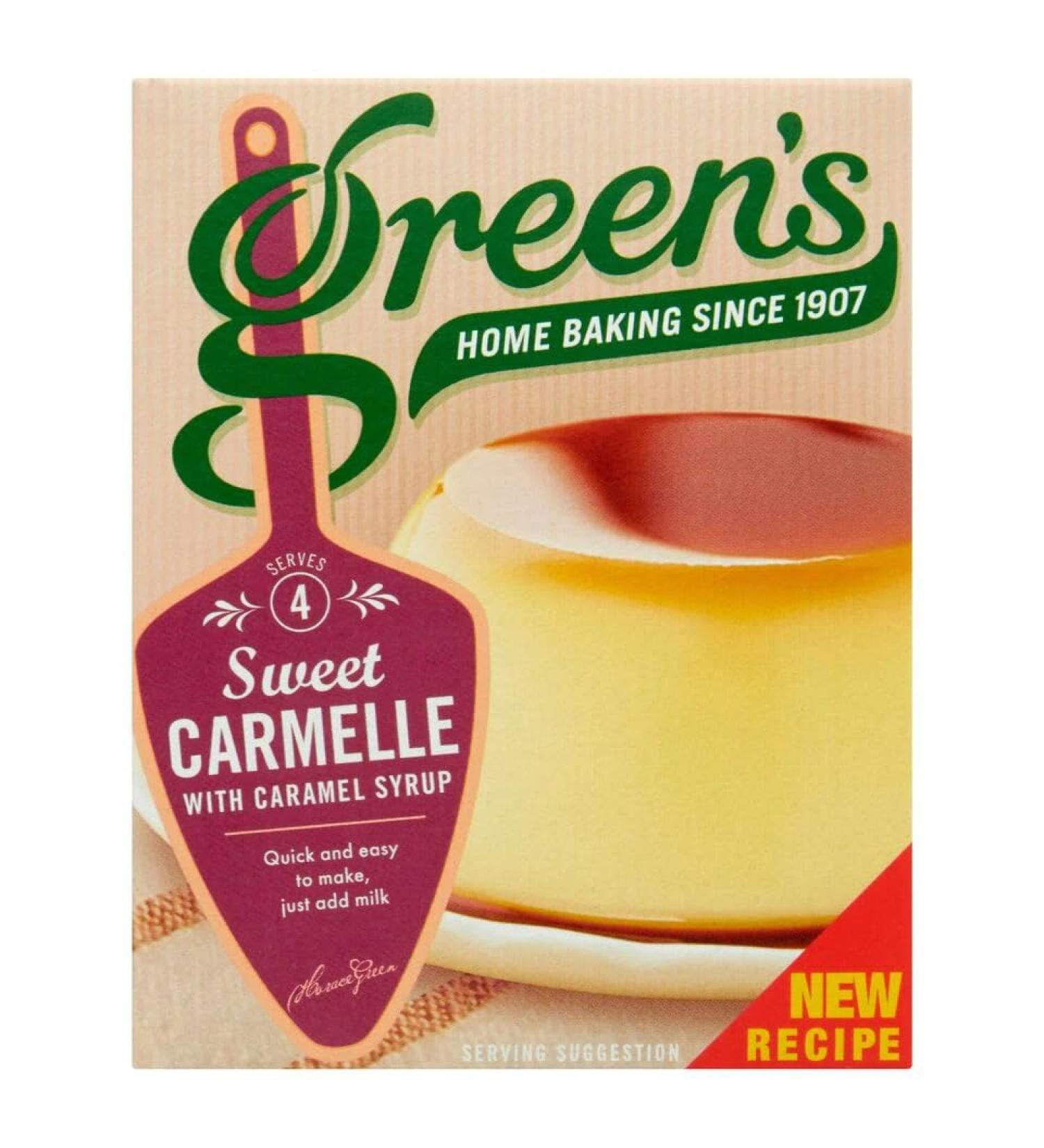 Greens Classic Carmelle Dessert Mix 70G | Suitable for Vegetarians .Quick and easy to make just add milk - Buy Online on GoSupps.com