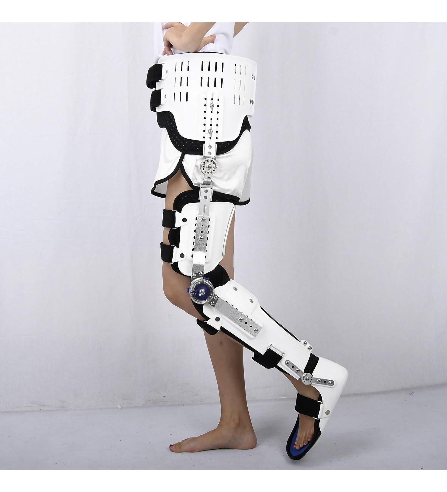 Adjustable Hip Joint Fixation Bracket | Orthosis Braces for Knee Ankle & Foot | Postoperative Limb Support & Stabilizer for Left Leg - Buy Online on GoSupps.com