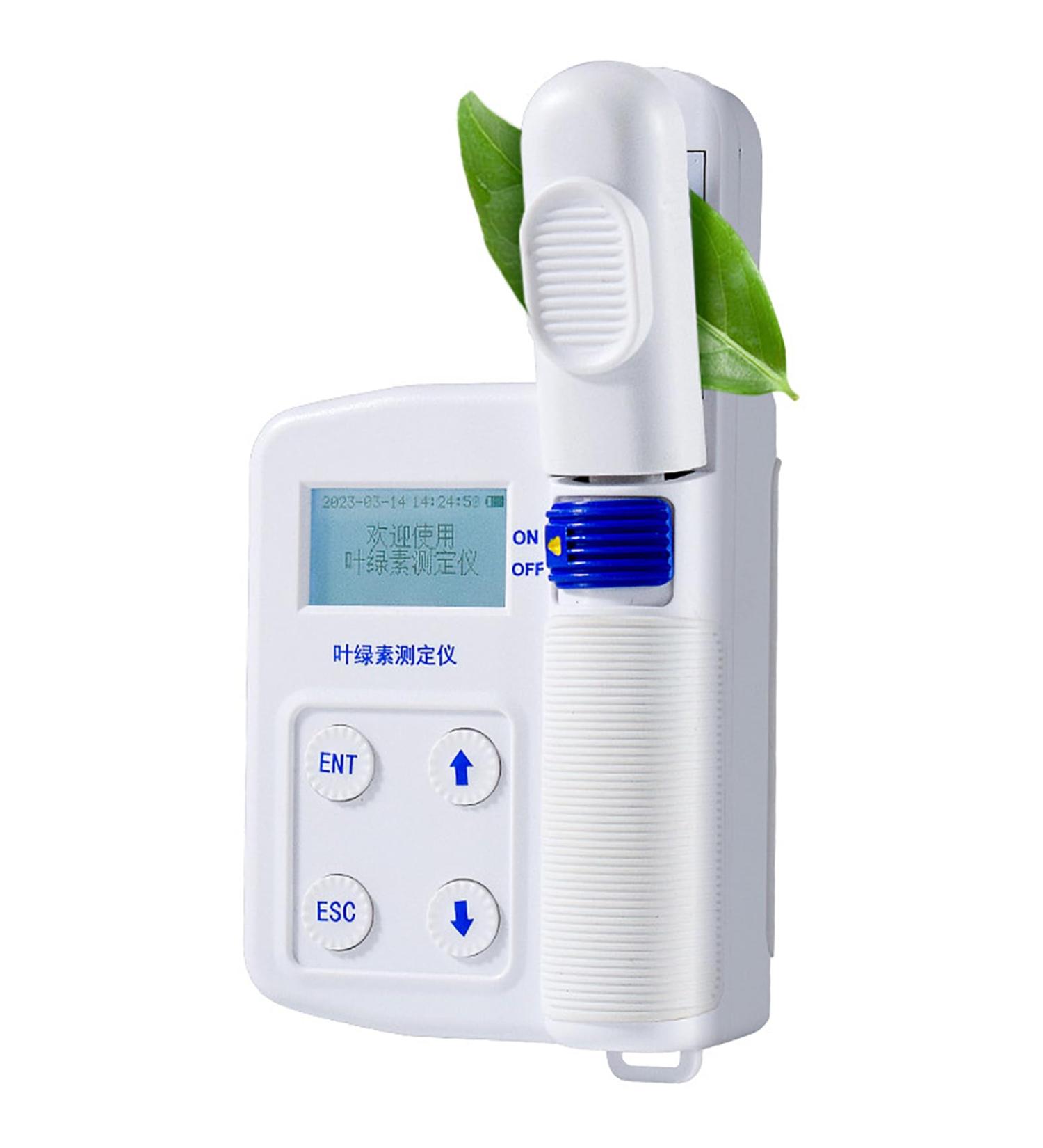 Chlorophyll Meter Machine Portable Chlorophyll Content Meter with 16GB Data Storage 0.0-99.99SPAD High Precision and 0.8s Fast Measurement Measuring Area: 2mm*3mm for Agriculture Forestry - Buy Online on GoSupps.com