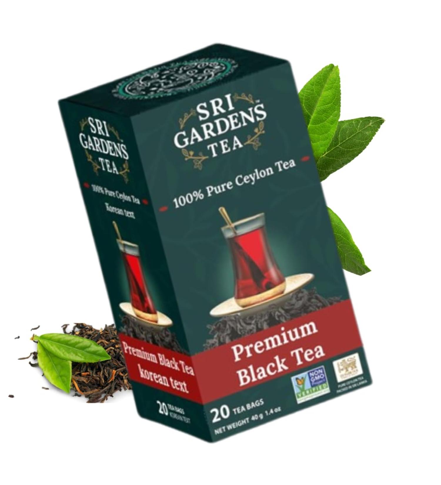 Sri Gardens 20 Tea Bag Black Tea Carton - Buy Online on GoSupps.com