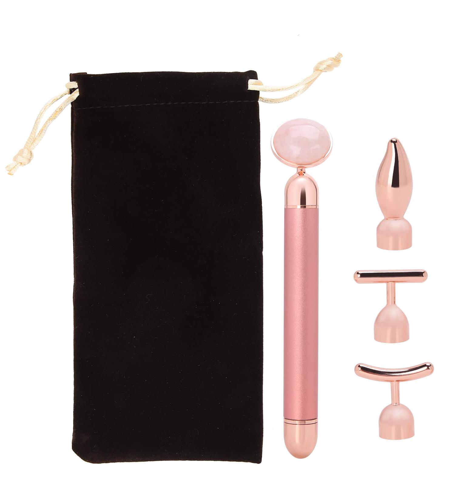 4 in 1 Facial Massager Vibration Face Lifting & Firming Tool for Youthful Skin | International Shipping - Buy Online on GoSupps.com