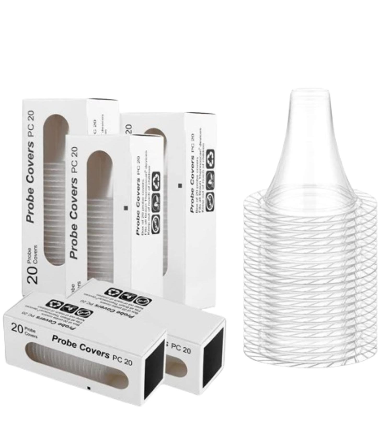 100 Counts Disposable Ear Thermometer Probe Covers Refill Caps Lens Filters for All Braun & Other Types Digital Thermometers - Buy Online on GoSupps.com