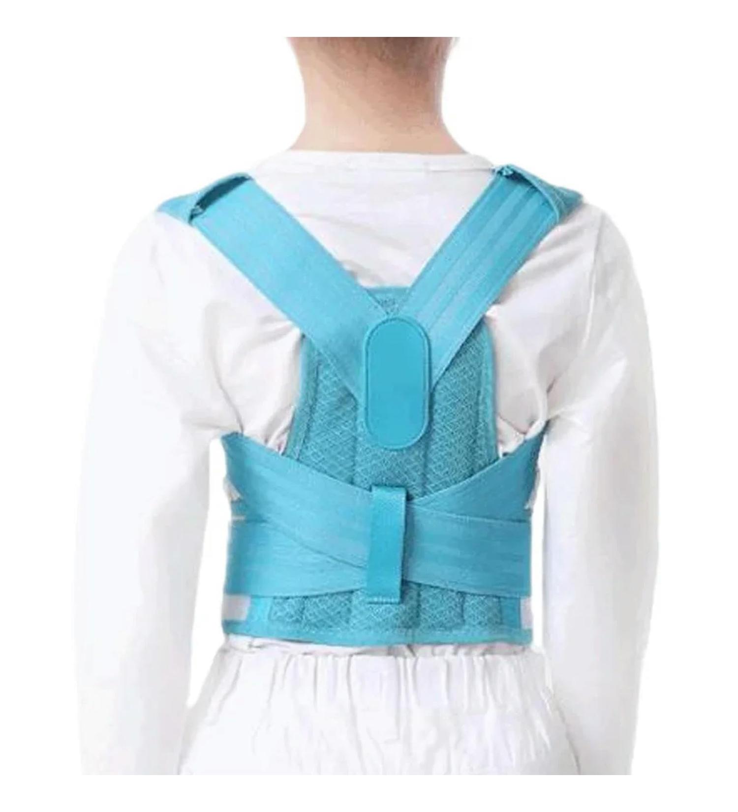 Back Posture Corrector Shoulder Lumbar Wasit Support Correction for Kids Teens Straighten Upper Belt Blue S Size - Buy Online on GoSupps.com