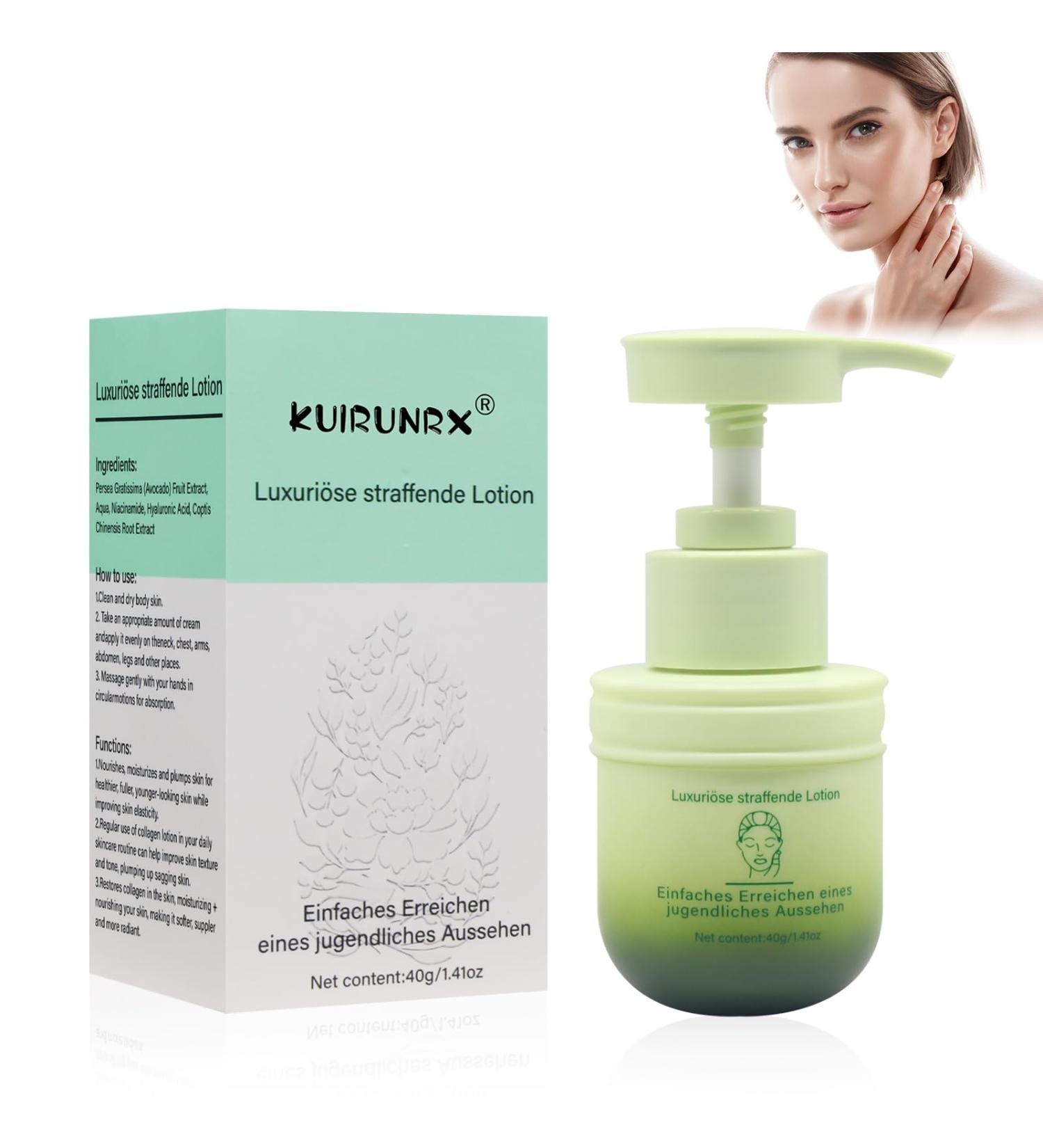 KUIRUNRX Firming Cream Skin Firming Body Lotion With Firming Cream For Neck or Body Arms and Legs All Types(40G) - Buy Online on GoSupps.com