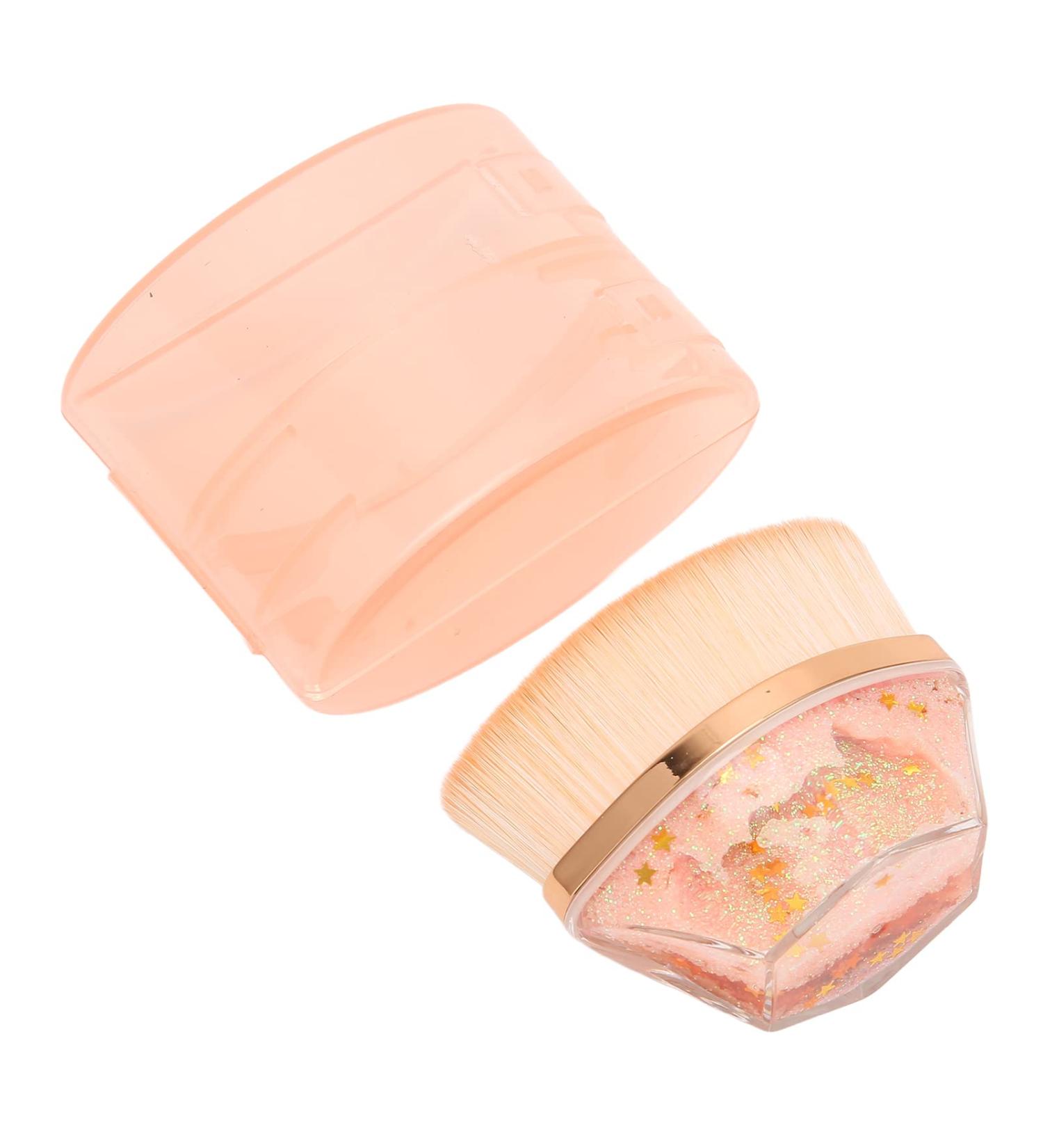 Foundation Brush Professional Curved Head Large Surface Thick Dense Hair Exquisite Handle Multifunctional for Liquid Foundation BB Cream (55# foundation brush + champagne gold 55# foundation brush + champagne gold liquid + box - Buy Online on GoSupps.com