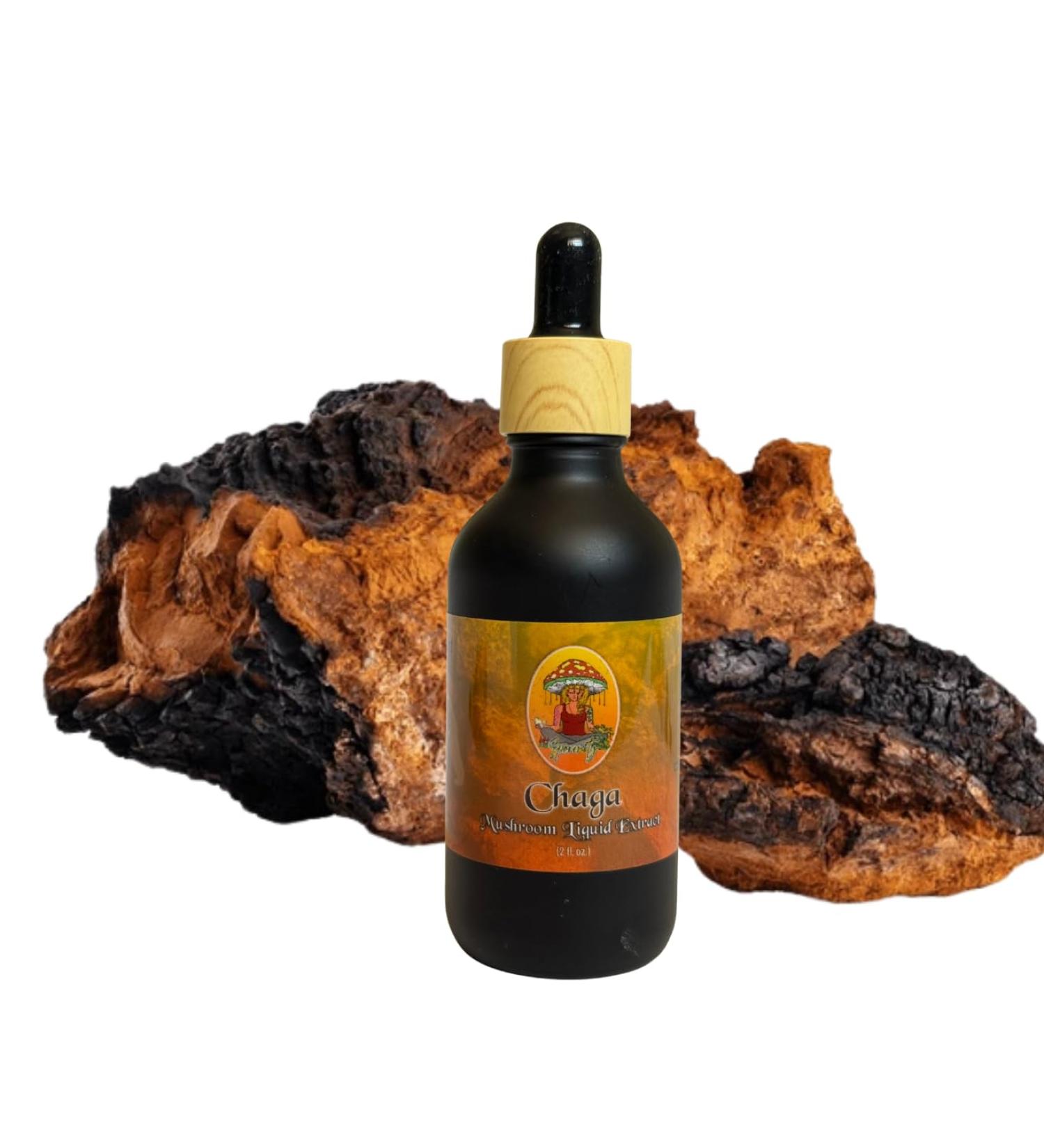 Sporenity Chaga Mushroom Extract Tincture 2oz (60ml)-Vegan-Non-GMO-antioxidant Immune System-Third Party Tested- Supplement - Buy Online on GoSupps.com
