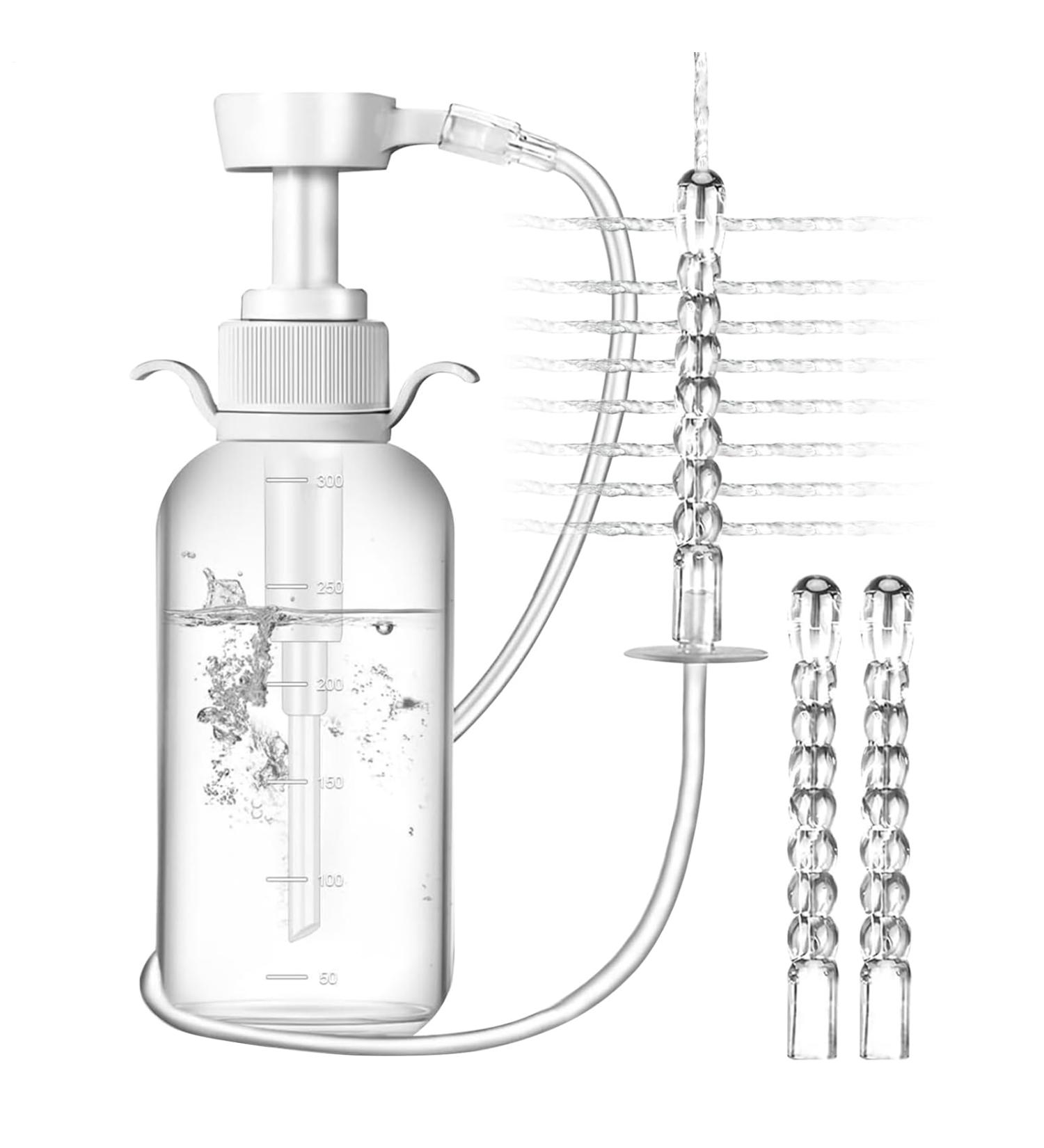  Generisch Shower for Women 300ml Intimate Shower with Refillable Bottle | Gentle Reusable Aid for Intimate Care at Home On the Go Bathroom and Shower - Buy Online on GoSupps.com