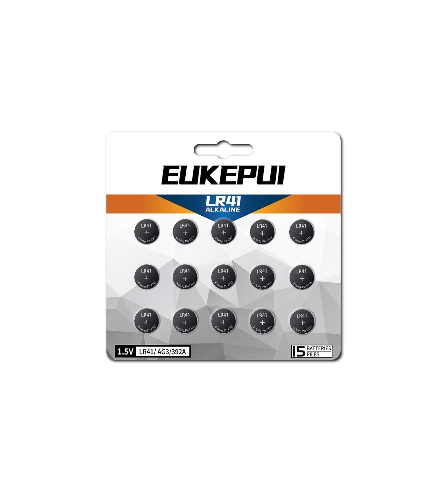LR41 392 AG3 Alkaline Batteries-15 Count