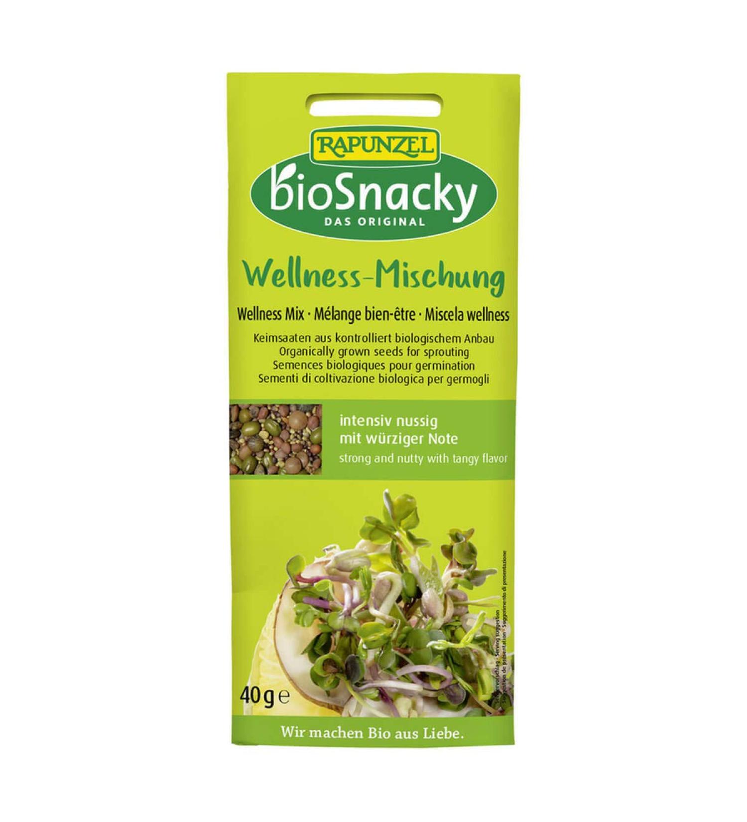 Rapunzel Organic Food Rapunzel Wellness Mix BioSnacky 40 g 12pack