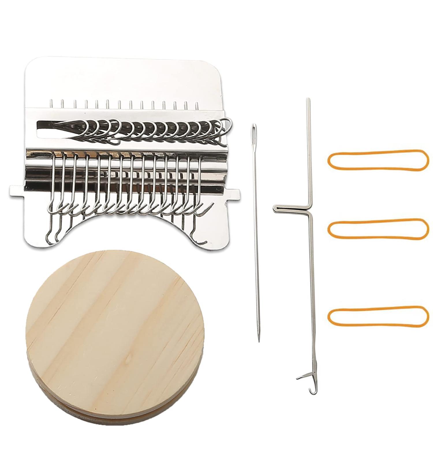 Speedweve Darning Loom Tool Kit with 14 Hooks for Jeans and Clothes Repair - Beginner-Friendly DIY Weaving Arts - Buy Online on GoSupps.com