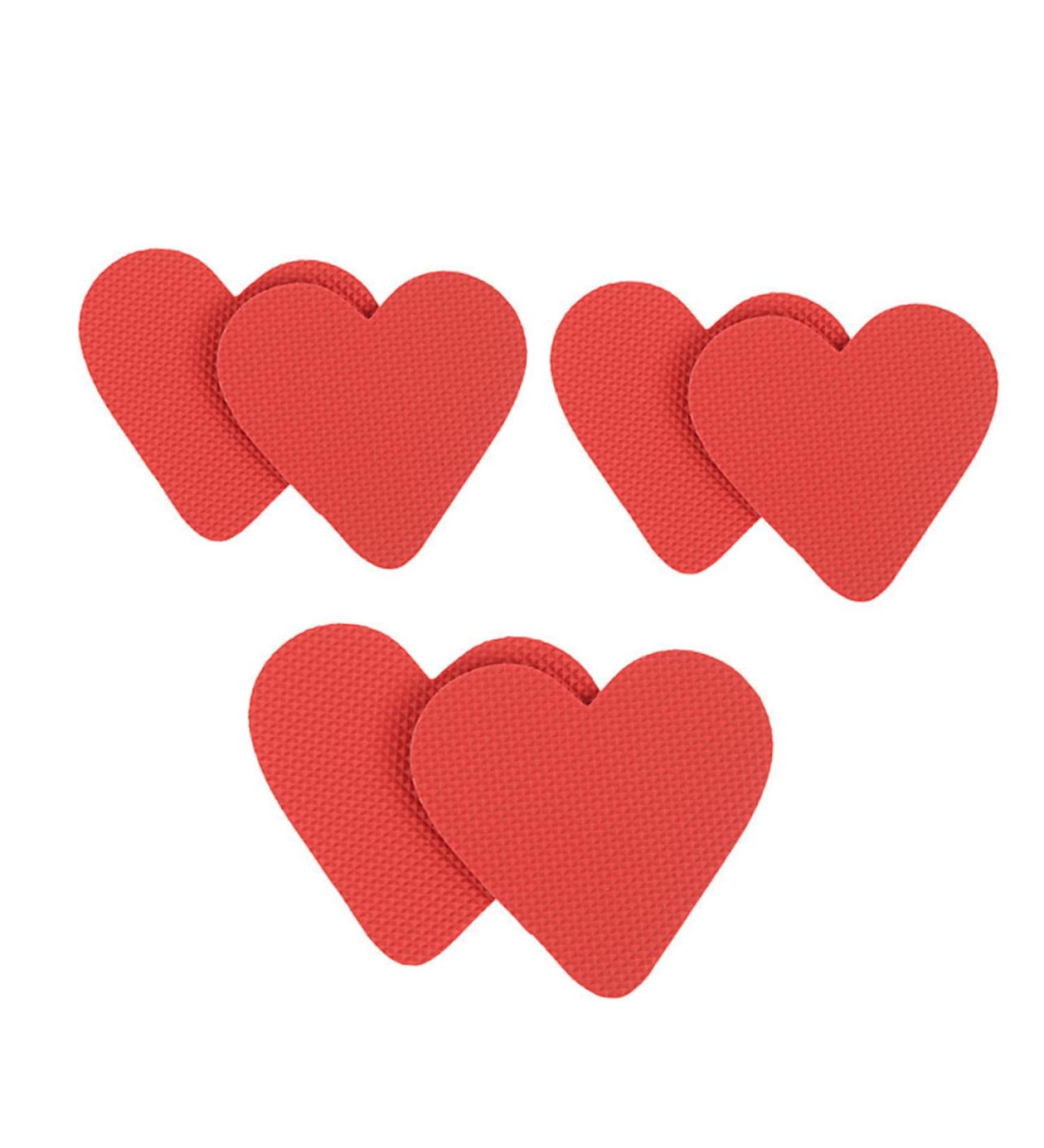 NOLITOY Heart-Shaped Self-Adhesive Sole Pads - High Heel Insoles & Nonslip Shoe Inserts for Comfort | Perfect for International Shipping - Buy Online on GoSupps.com
