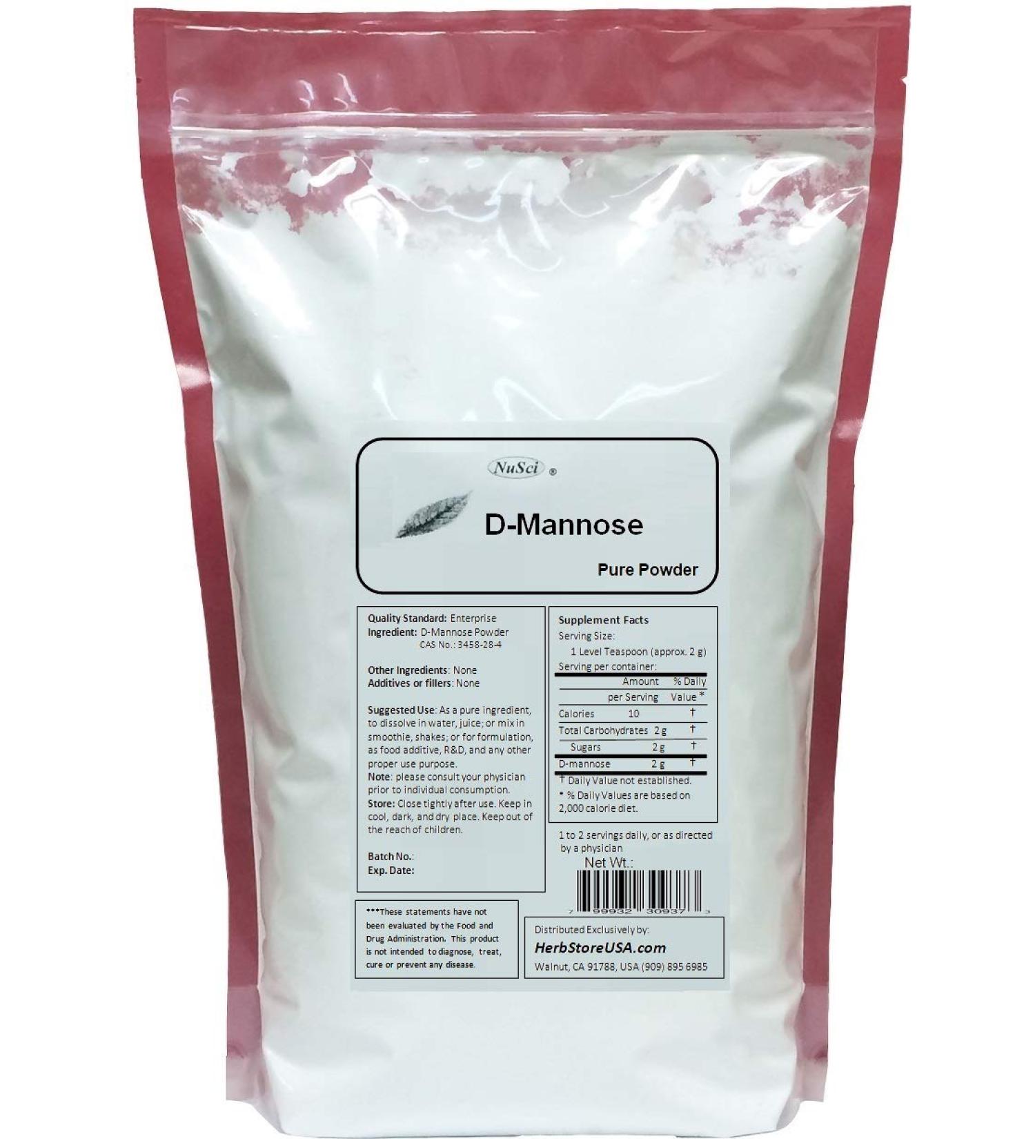 D-Mannose Powder (100 g (3.52 oz)) 3.52 Ounce (Pack of 1)