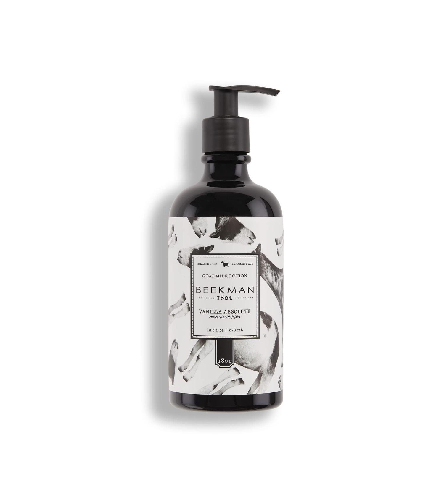 Beekman 1802 Goat Milk Lotion 12.5 oz - Hydrating Body Lotion for Sensitive Skin - Cruelty Free Vanilla - Exfoliating & Moisturizing Formula - Buy Online on GoSupps.com
