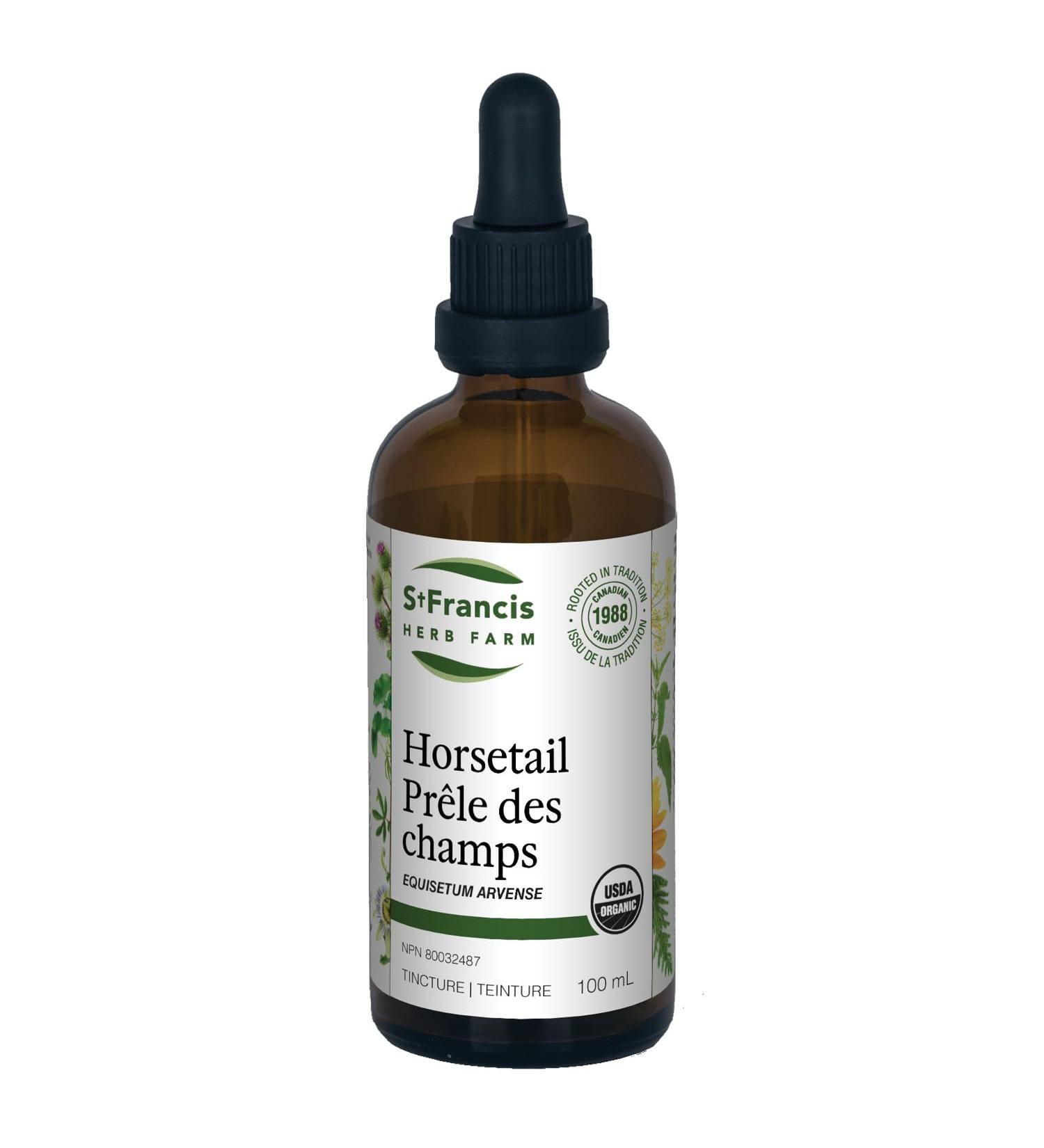 St Francis Herb Farm - Horsetail (Equisetum arvense tops) Herbal Tincture Extract - Horsetail is traditionally used in Herbal Medicine as a diuretic for mild irritations of the urinary tract - 50 ml - Buy Online on GoSupps.com