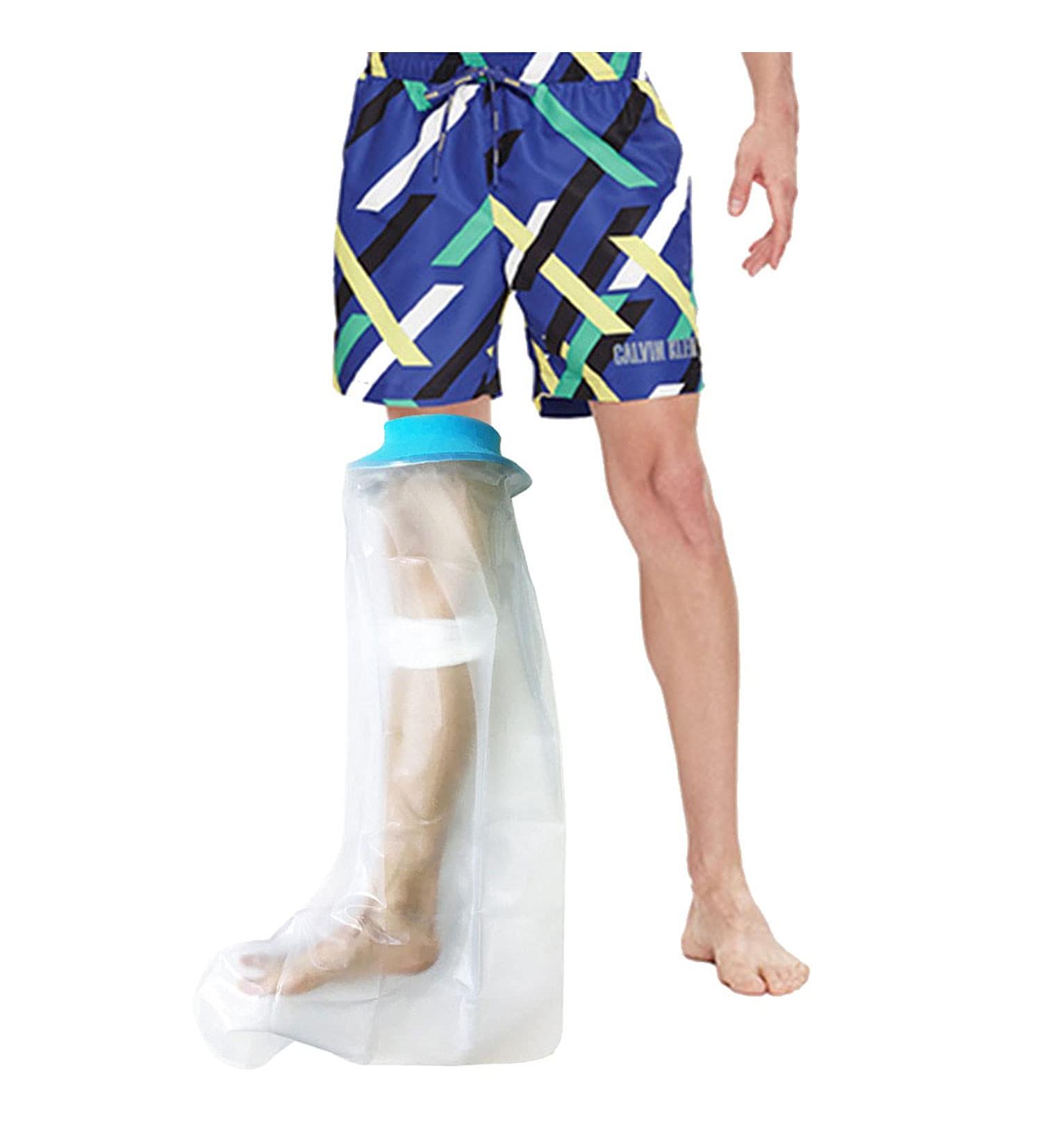 Adult Waterproof Leg Cast Cover - Full Leg Protector for Shower & Bath - Buy Online on GoSupps.com